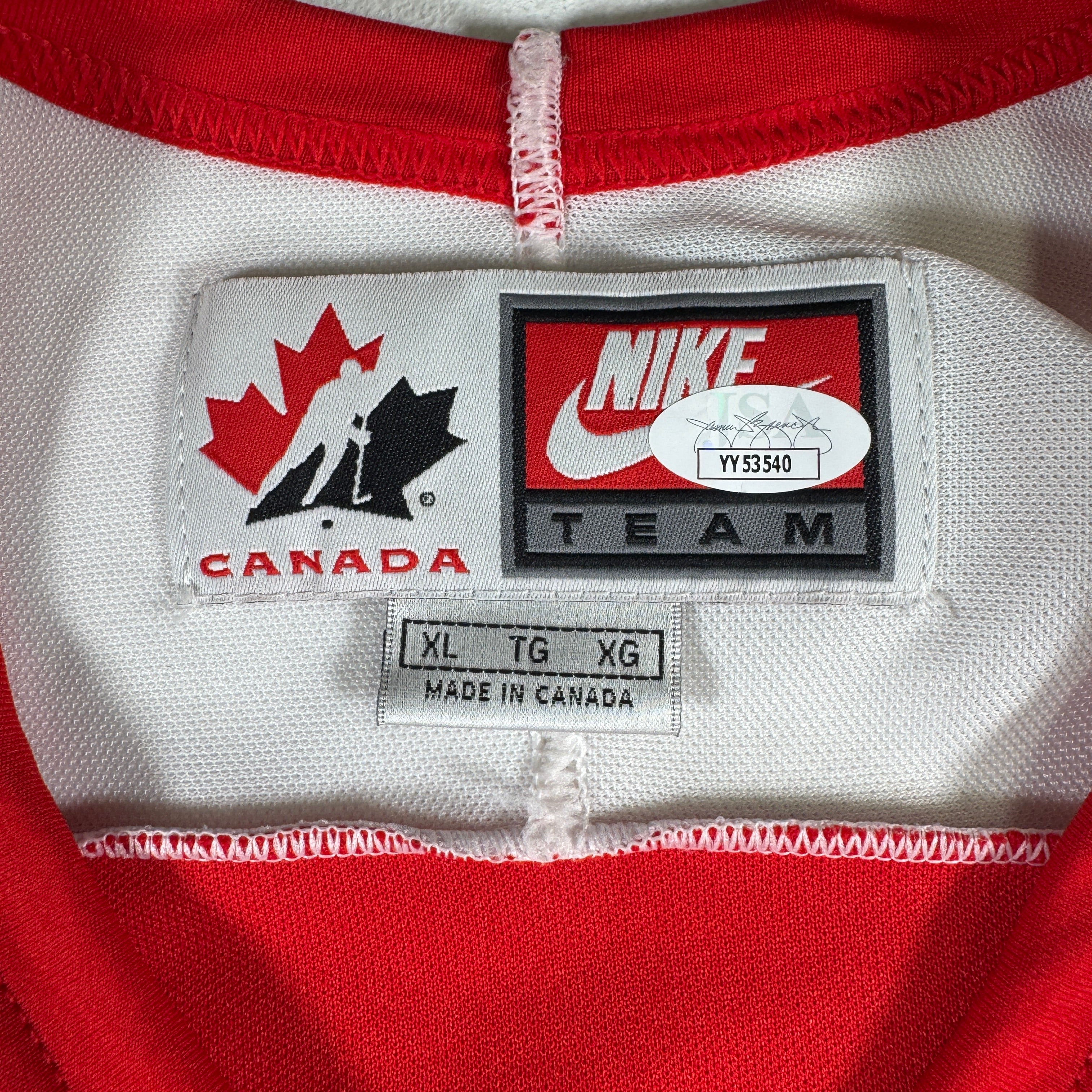 Wayne Gretzky Team Canada Autographed Signed Original Nike Jersey JSA LOA