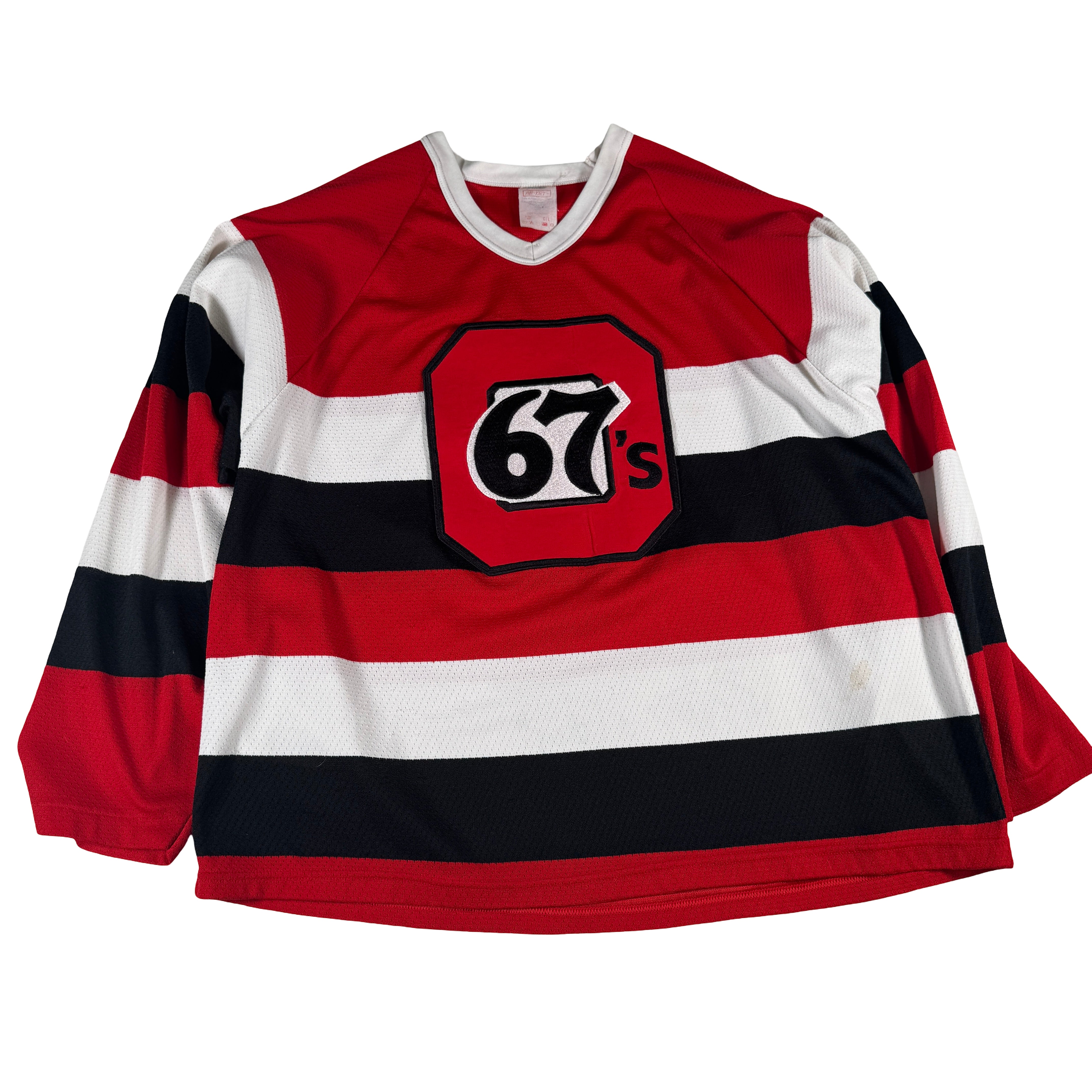 Ottawa 67s Vintage Original CCM Maska Air-Knit Autographed Signed Jersey GA 