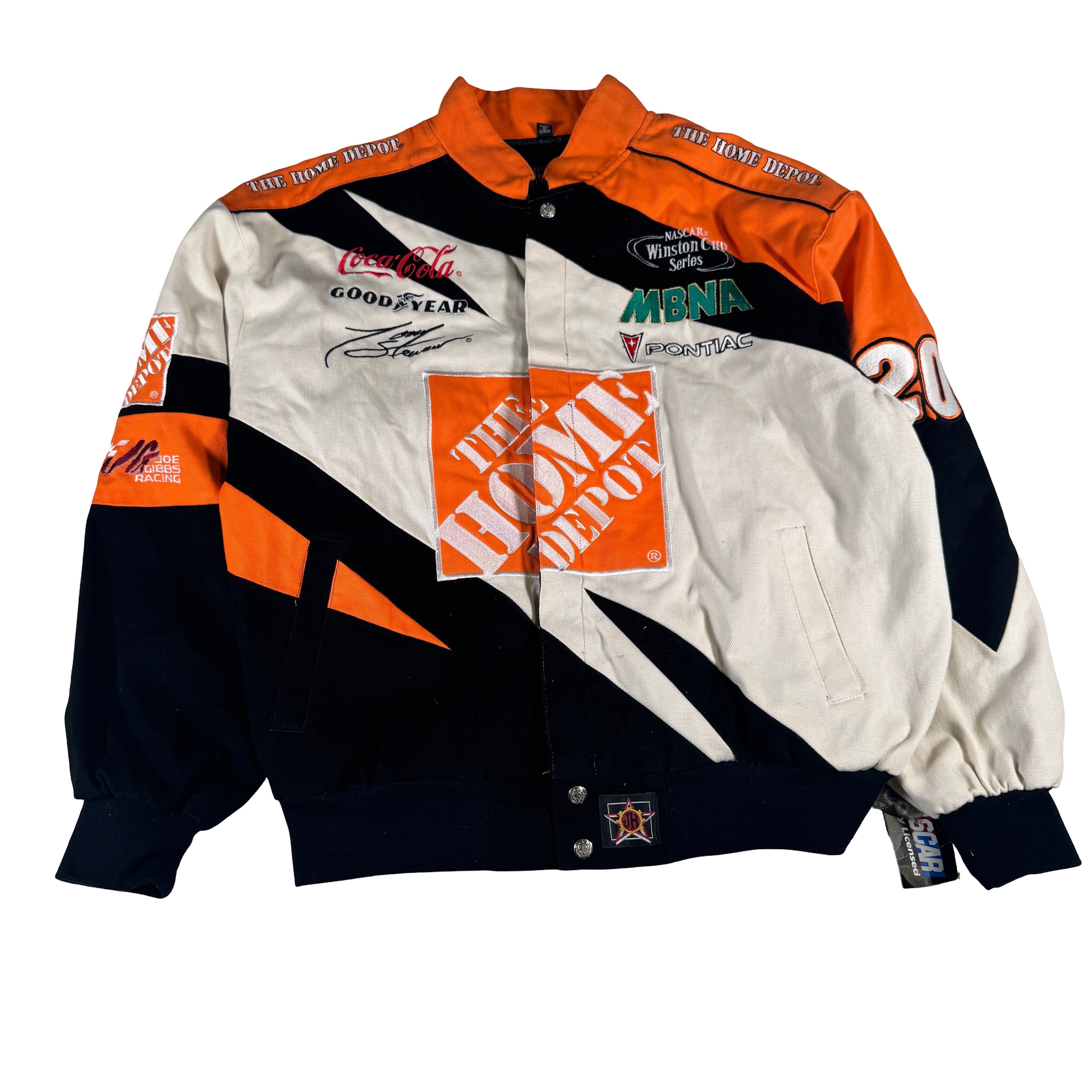 Tony Stewart & Joe Gibbs Autographed Signed Jeff Hamilton Racing Jacket AMCo LOA