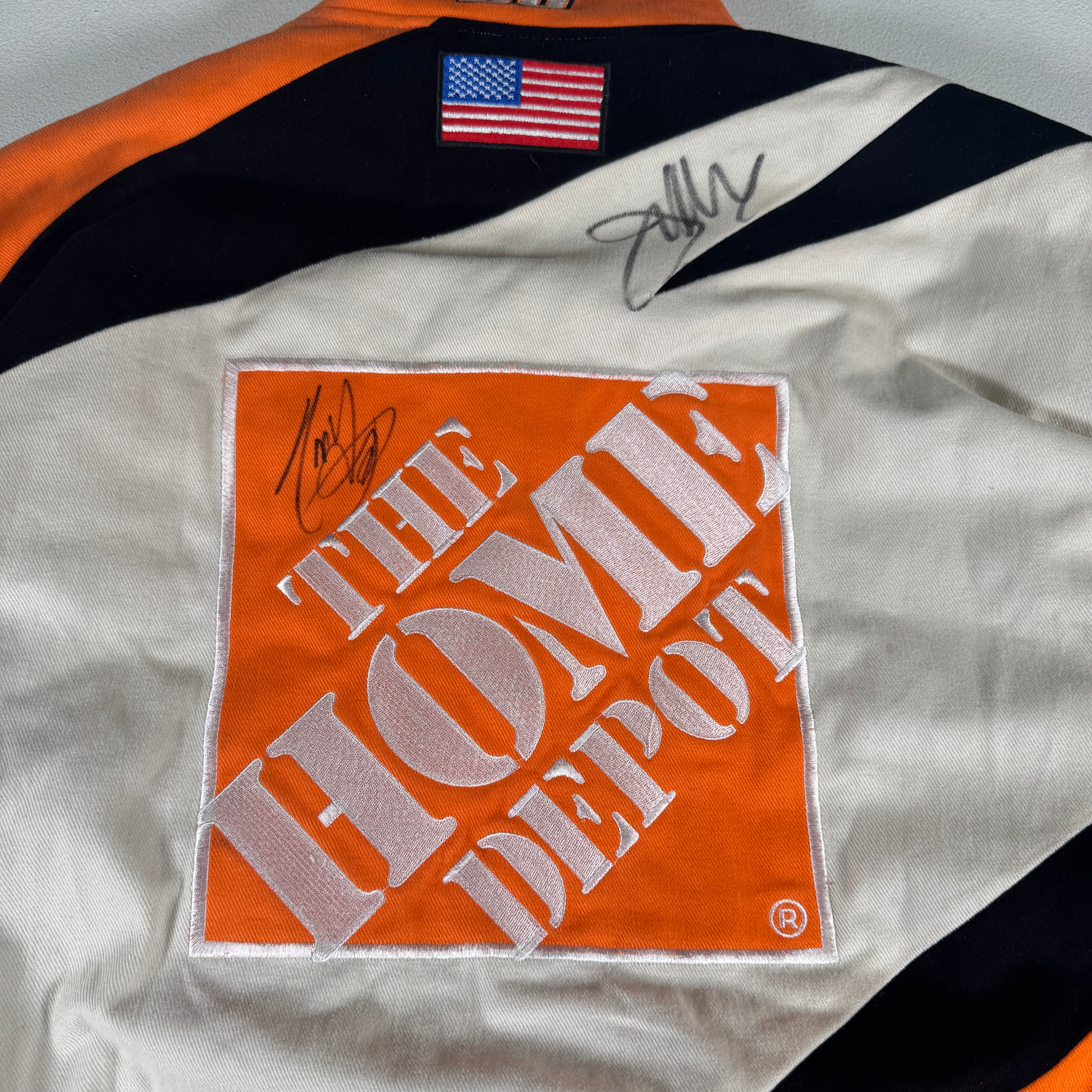 Tony Stewart & Joe Gibbs Autographed Signed Jeff Hamilton Racing Jacket AMCo LOA