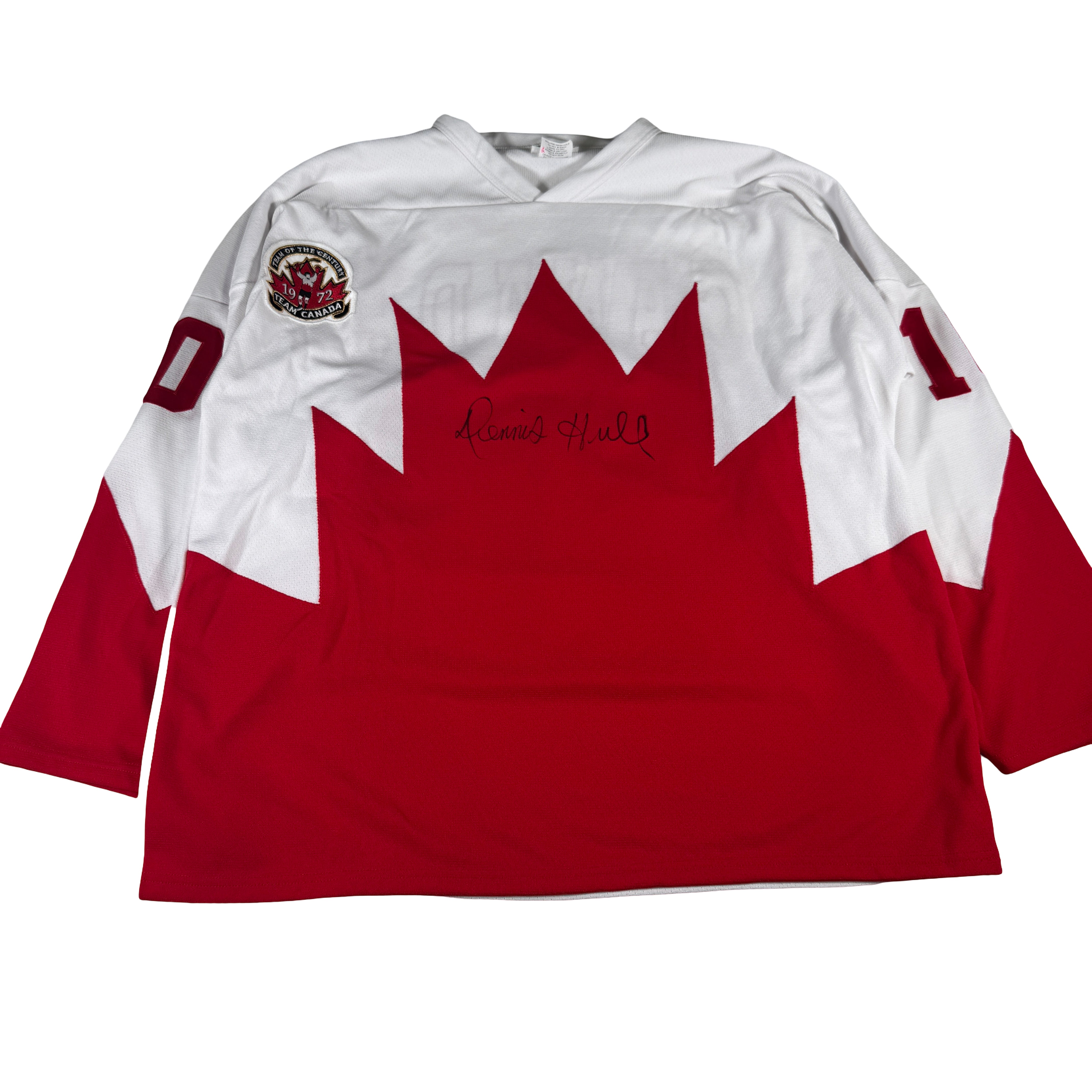 Dennis Hull 1972 Team Canada Summit Series Autographed Signed Jersey AMCo COA