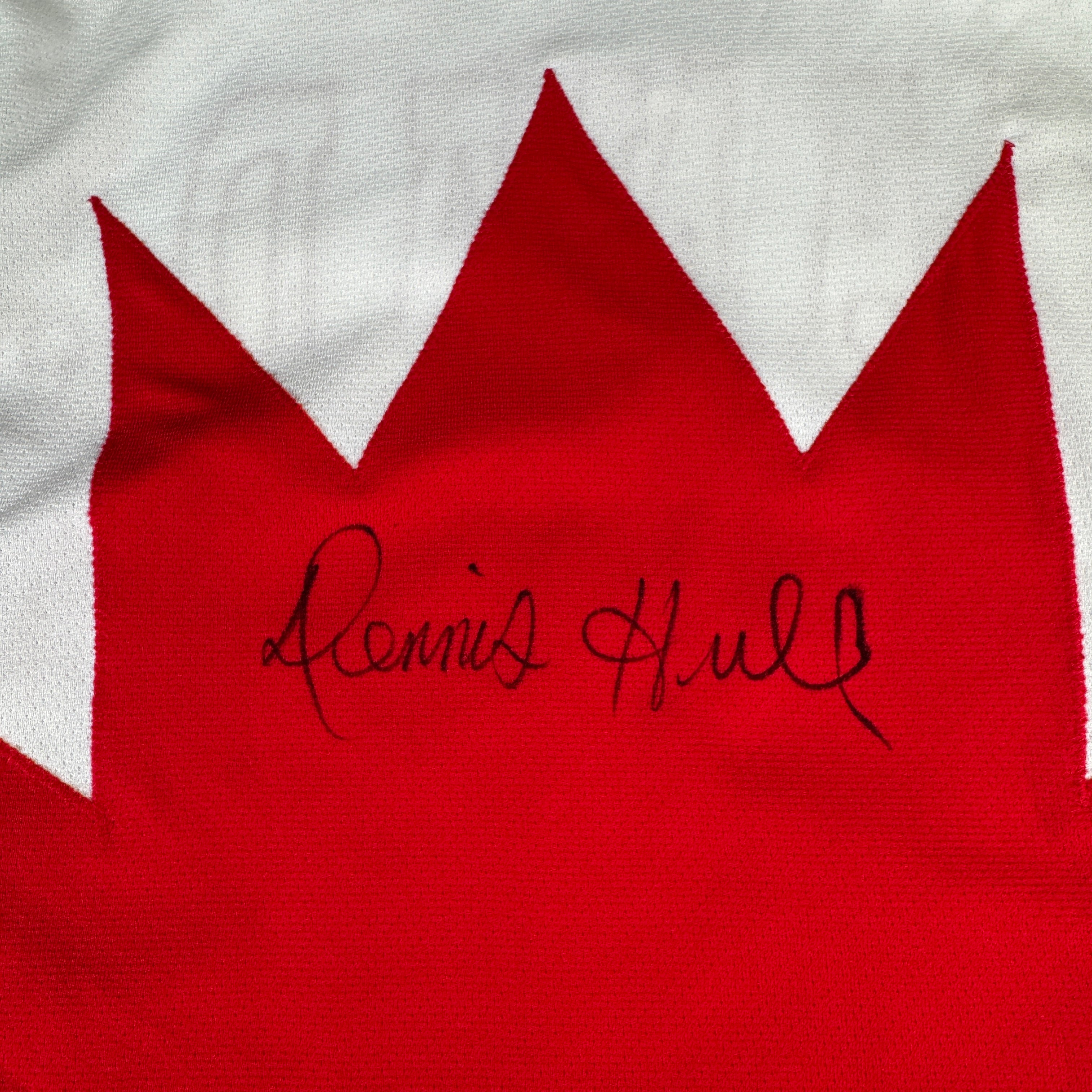 Dennis Hull 1972 Team Canada Summit Series Autographed Signed Jersey AMCo COA