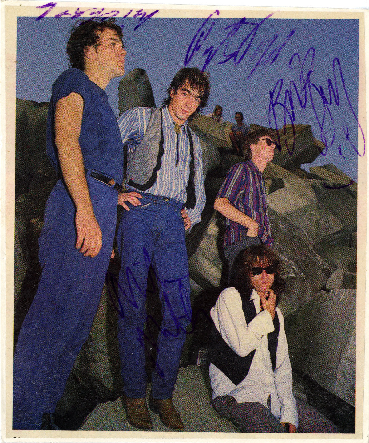 REM 1986 Michael Stipe Band Autographed Signed Photo Epperson LOA