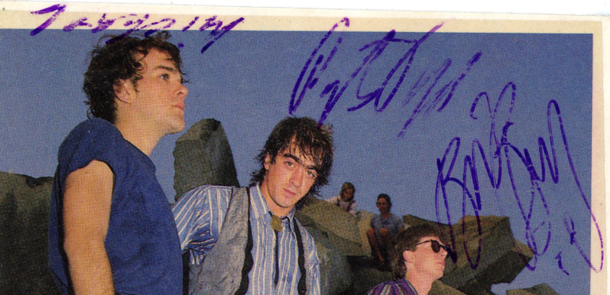 REM 1986 Michael Stipe Band Autographed Signed Photo Epperson LOA