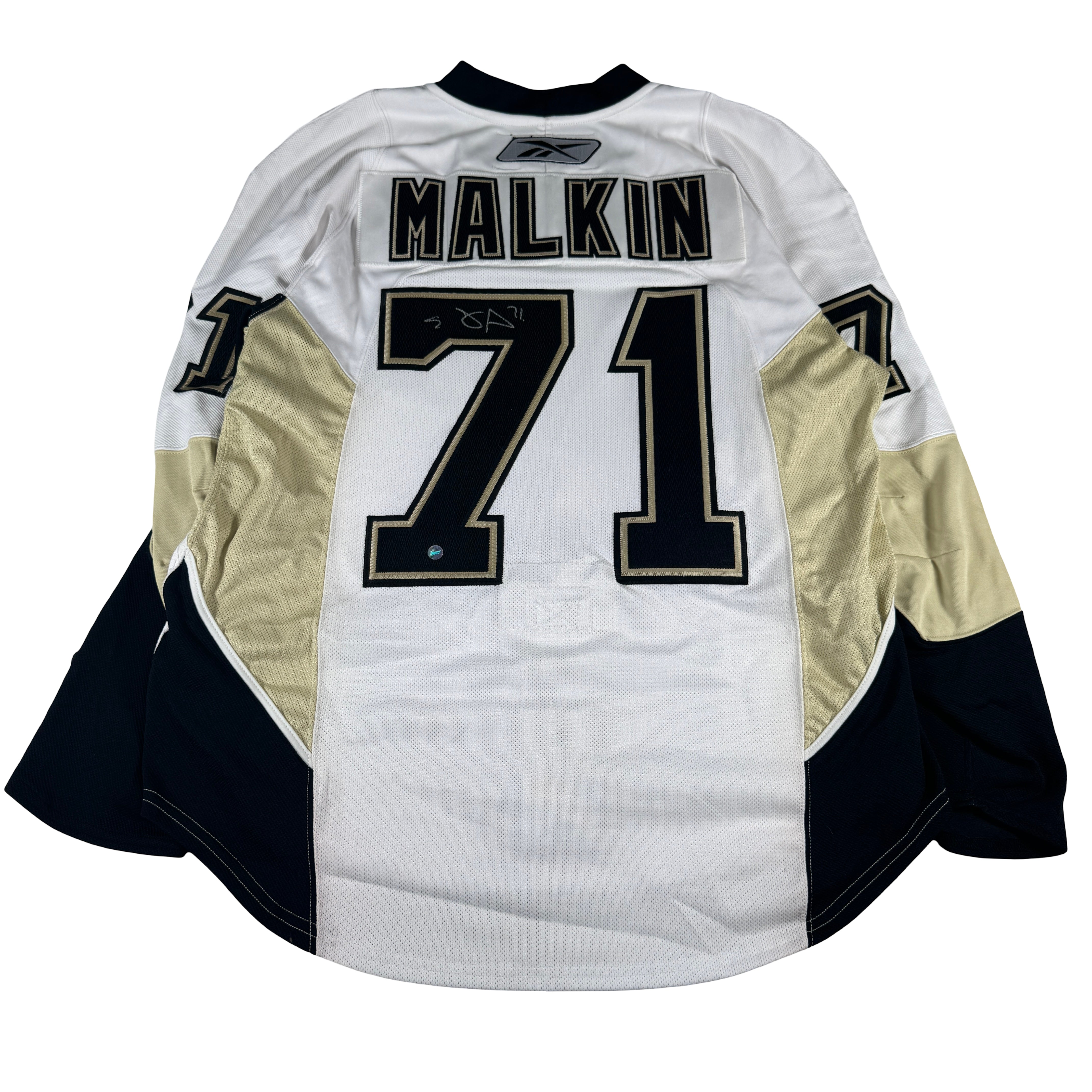 Evgeni Malkin 2016 Stanley Cup Finals Autographed Signed Reebok MIC Penguins Jersey Frameworth COA