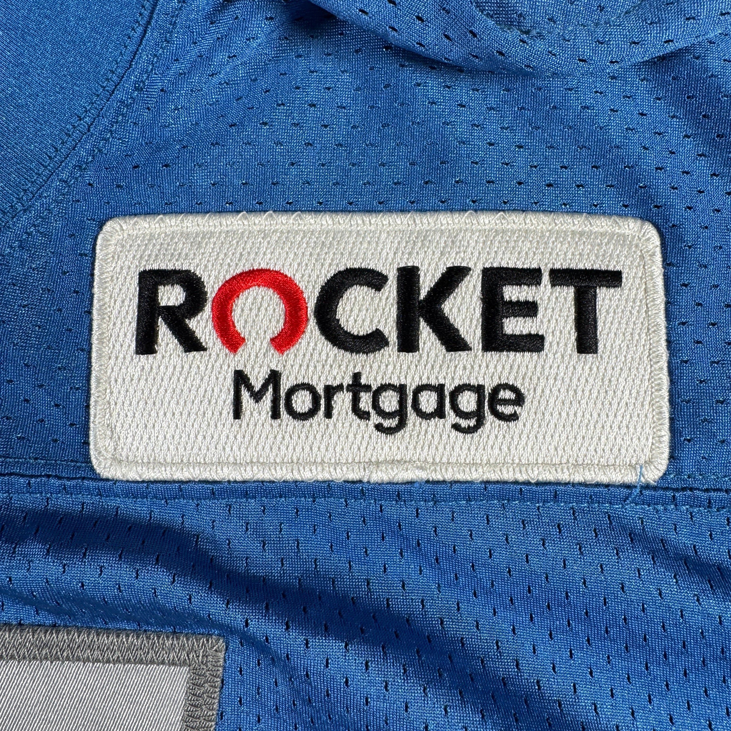 Detroit Lions #71 2024 Era White Game Worn Used Nike Practice Jersey GA 