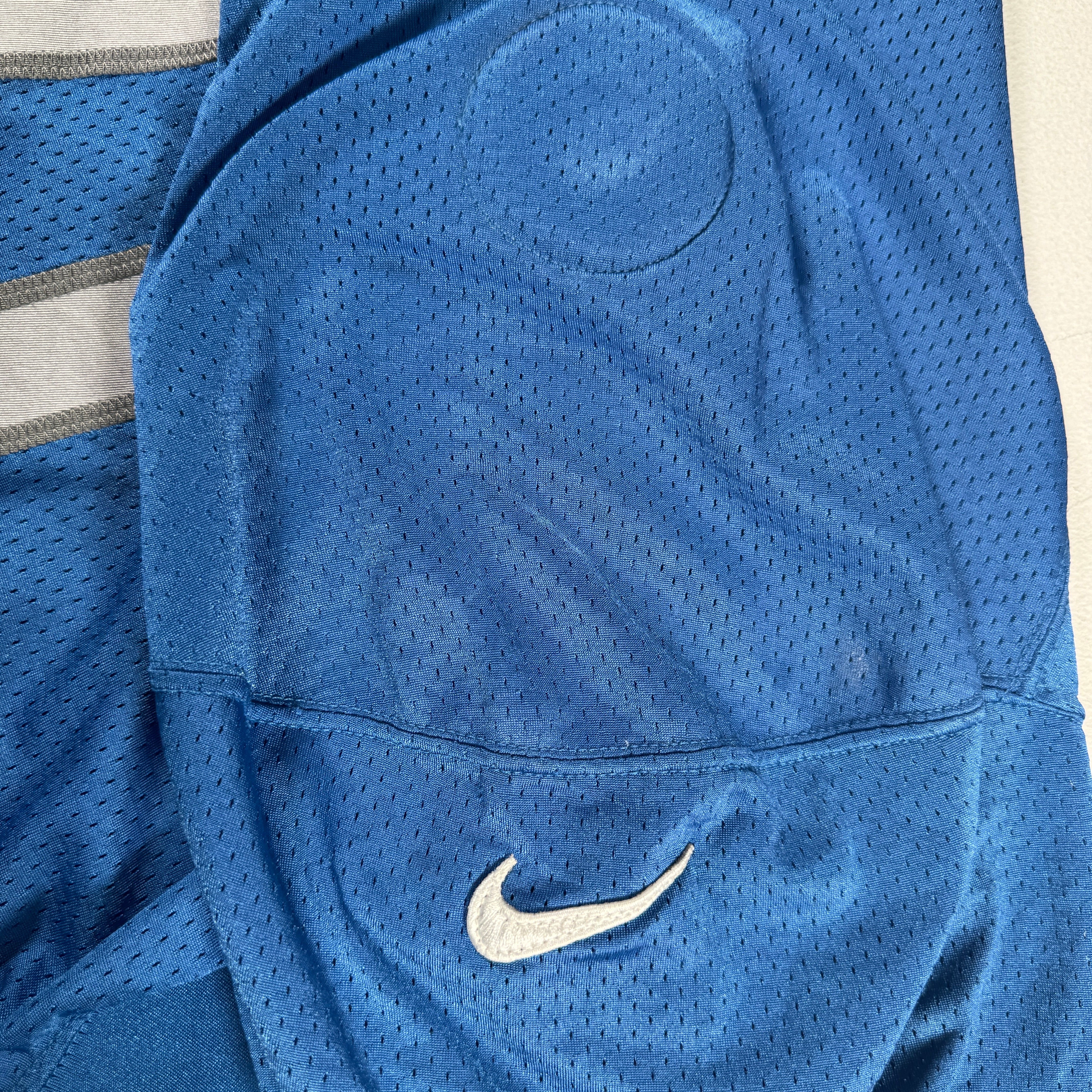 Detroit Lions #71 2024 Era White Game Worn Used Nike Practice Jersey GA 