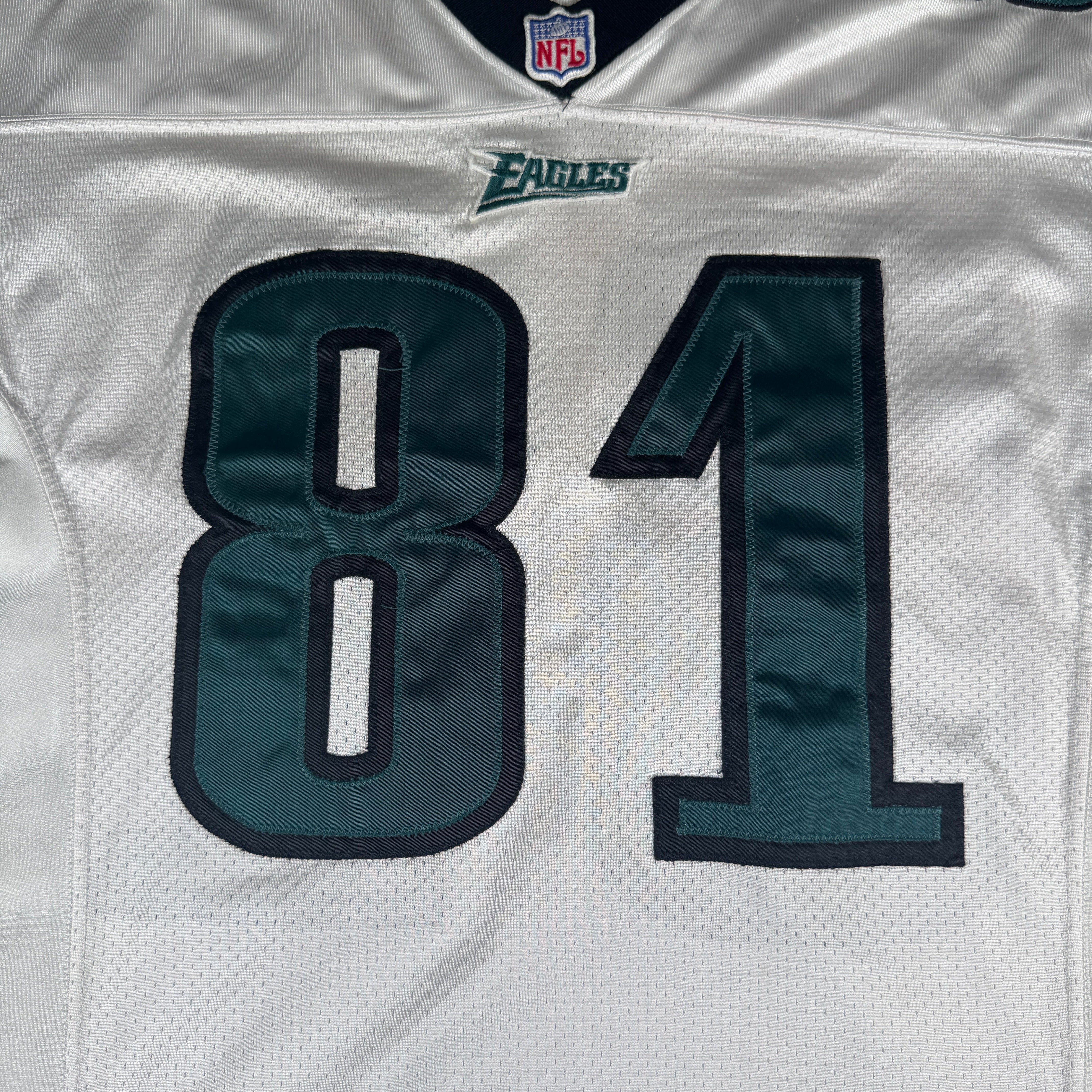 Charles Johnson 1999 Game Worn Used Issued Philadelphia Eagles Jersey GA 