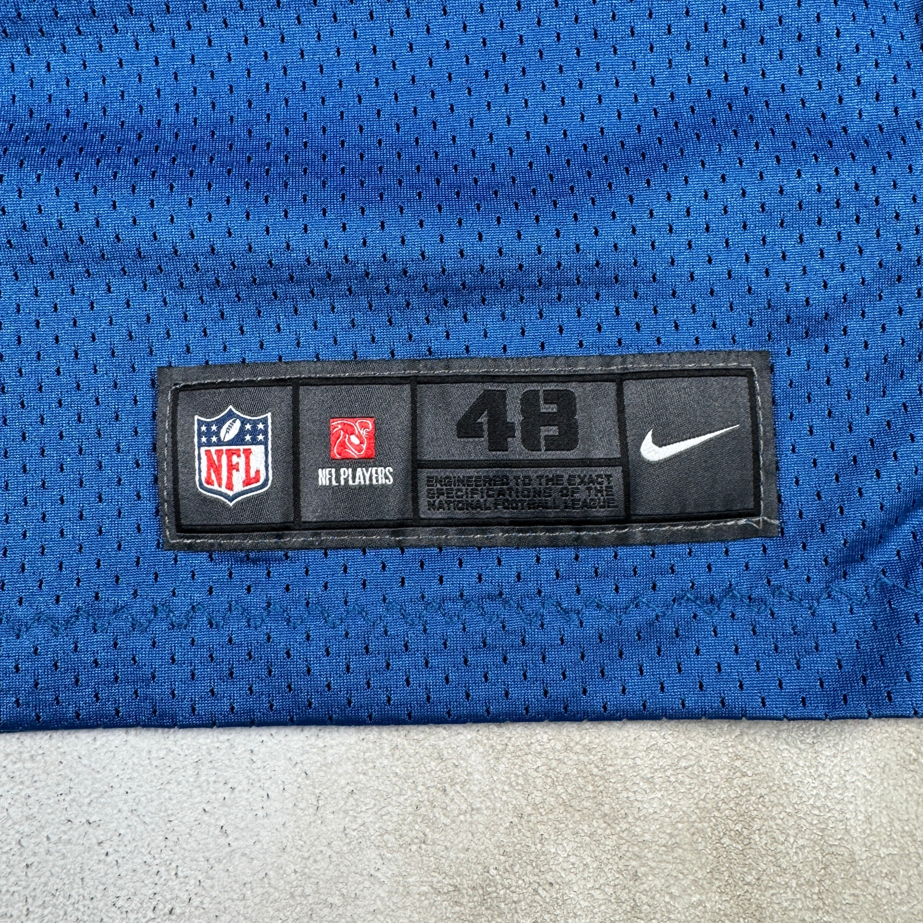 Detroit Lions #88 2024 Era White Game Worn Used Nike Practice Jersey GA 