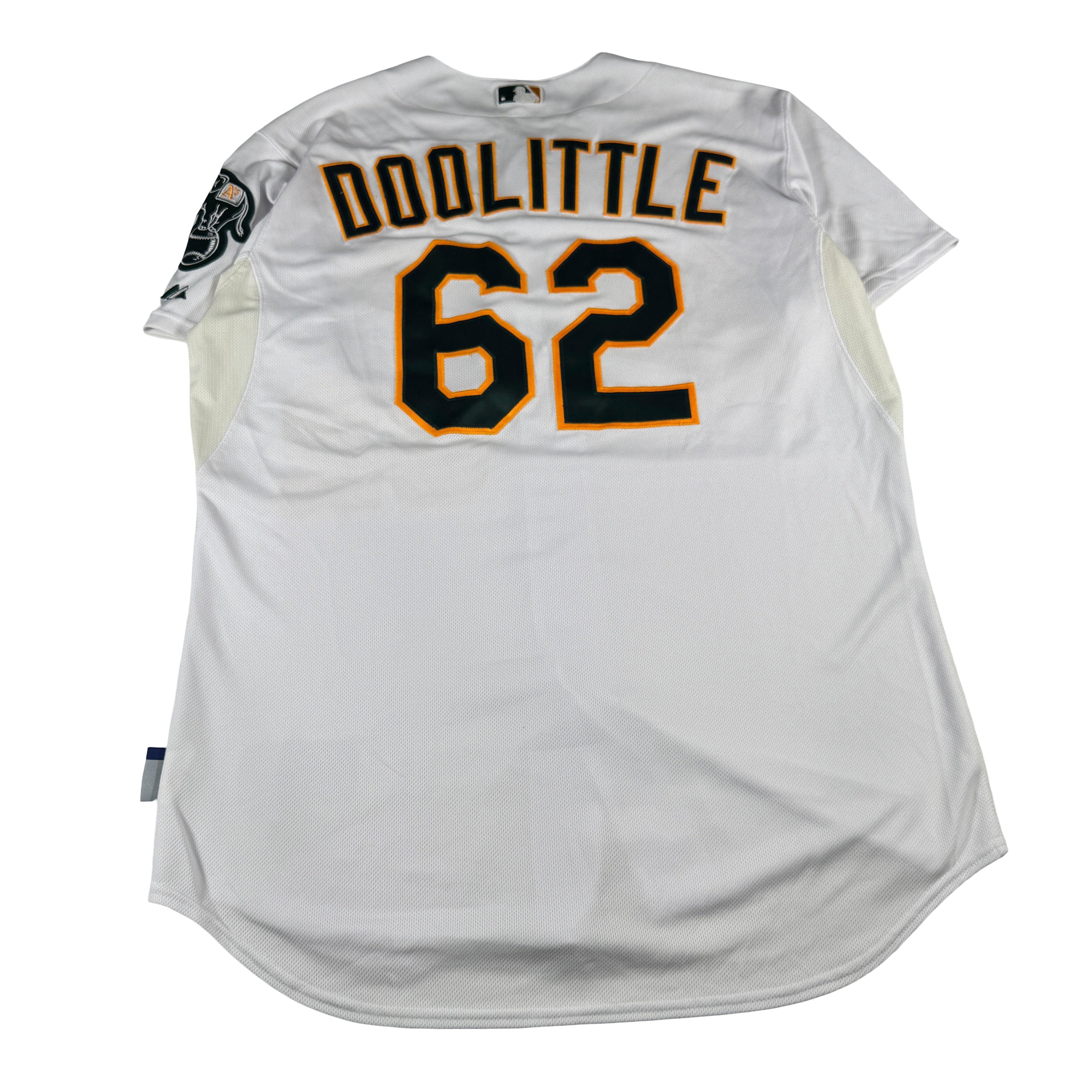 Sean Doolittle 2013 Game Issued Rookie Oakland Athletics Jersey MLB Authenticated