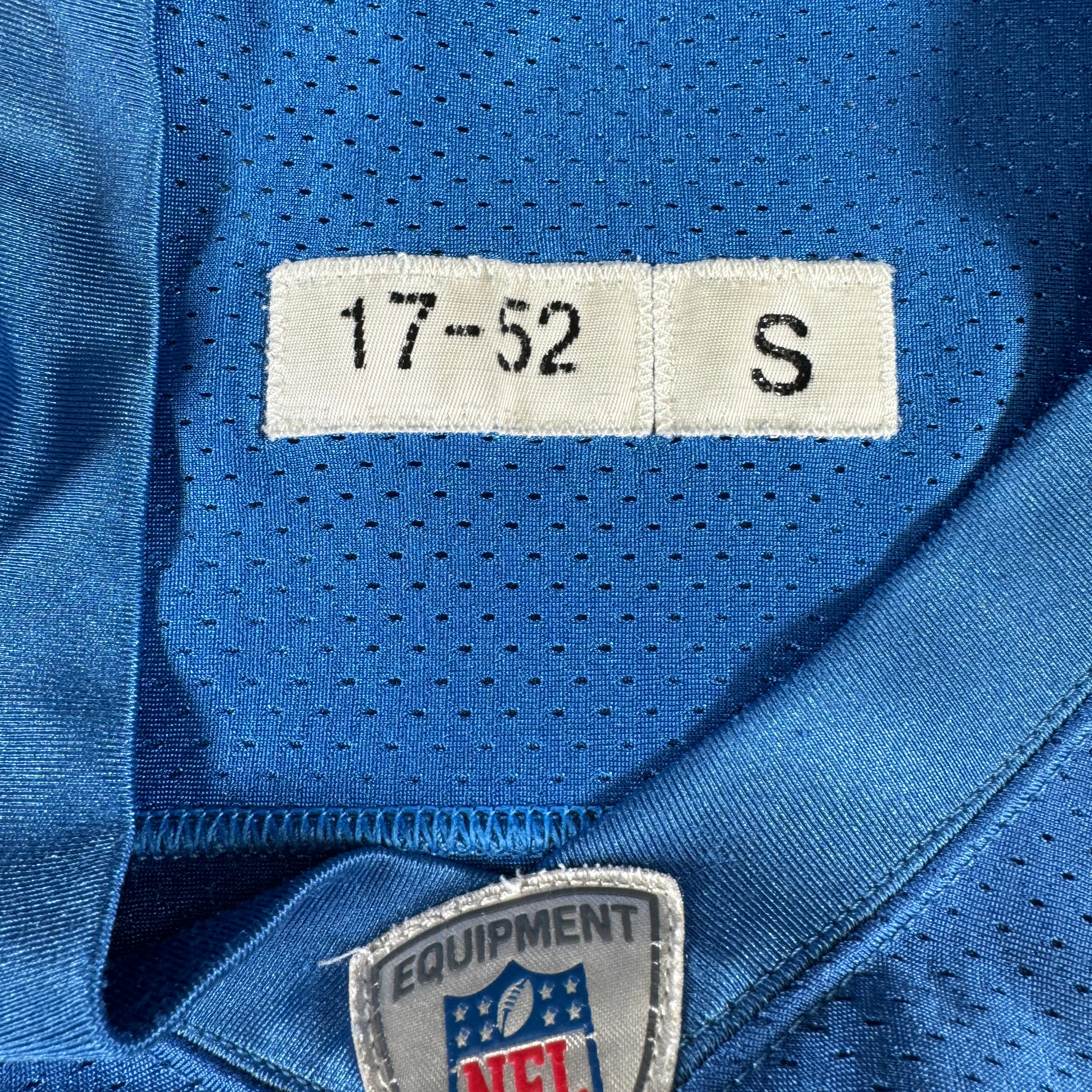 Detroit Lions #75 2024 Era White Game Worn Used Nike Practice Jersey GA 