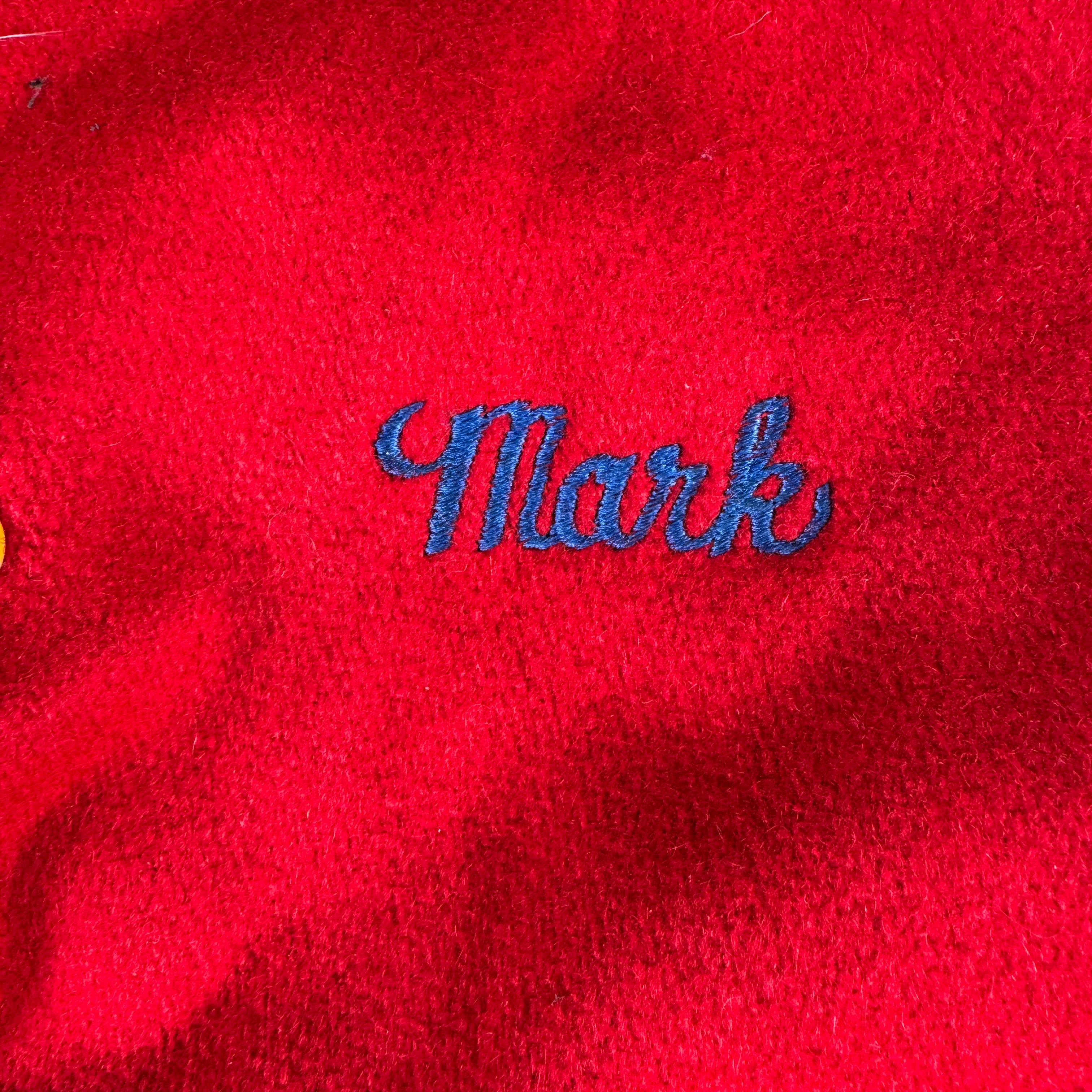 Mark Breland Kronk Boxing Gym Team Used Worn Issued Lettermen Jacket GA 