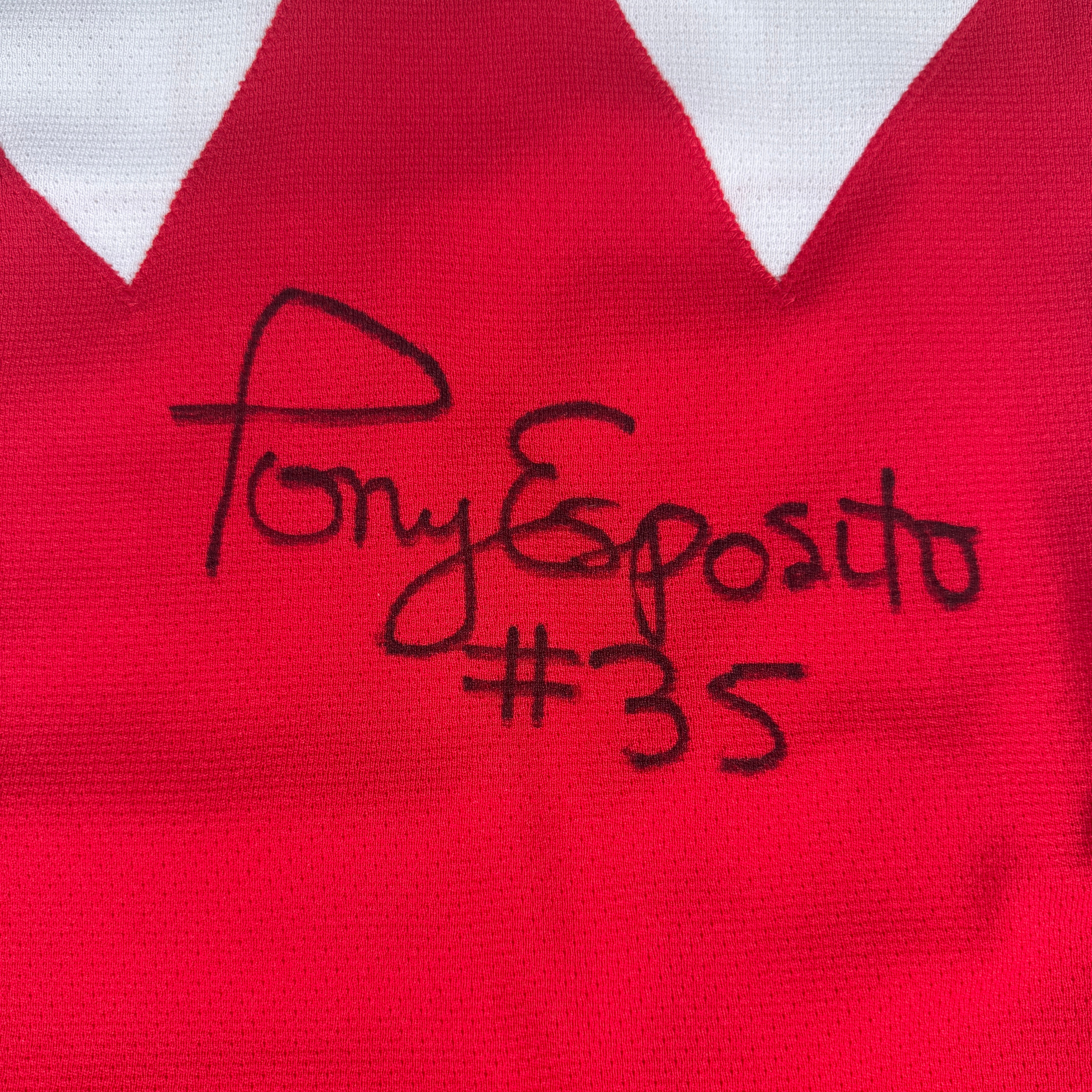 Tony Esposito 1972 Team Canada Summit Series Autographed Signed Jersey AMCo COA