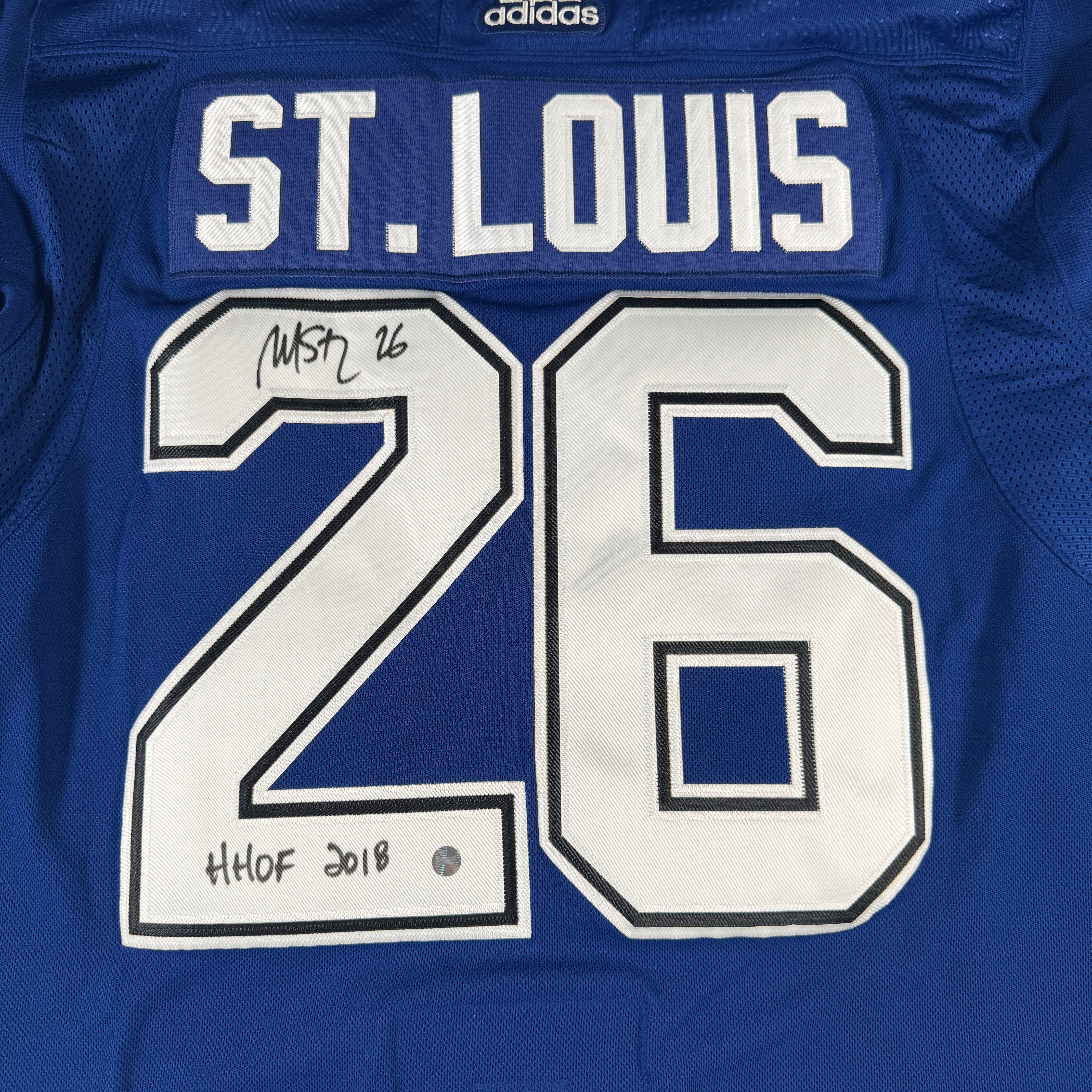 Martin St. Louis Tampa Bay Lightning Autographed Signed Jersey Frameworth COA