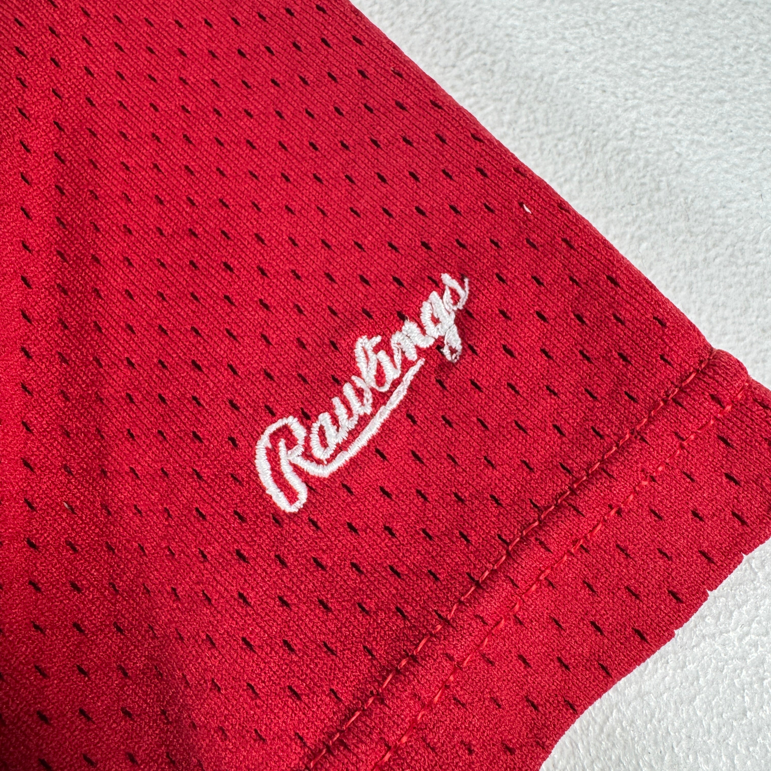 Lansing Lugnuts 1996 Inaugural Season Game Used Worn Batting Practice Jersey GA 