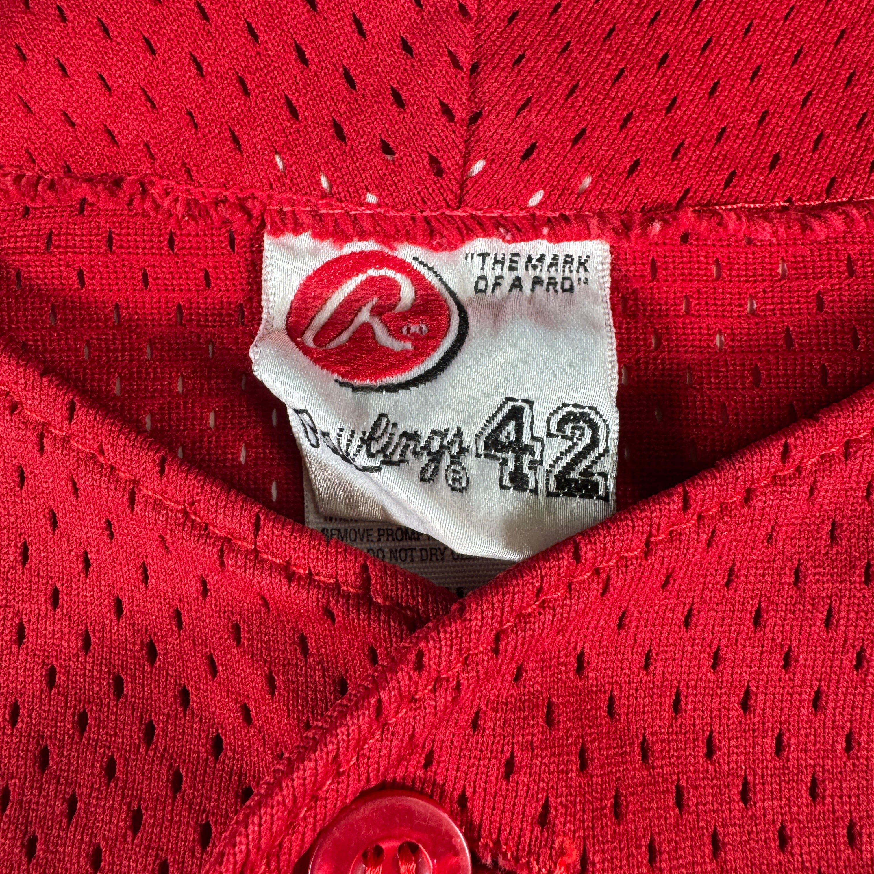 Lansing Lugnuts 1996 Inaugural Season Game Used Worn Batting Practice Jersey GA 