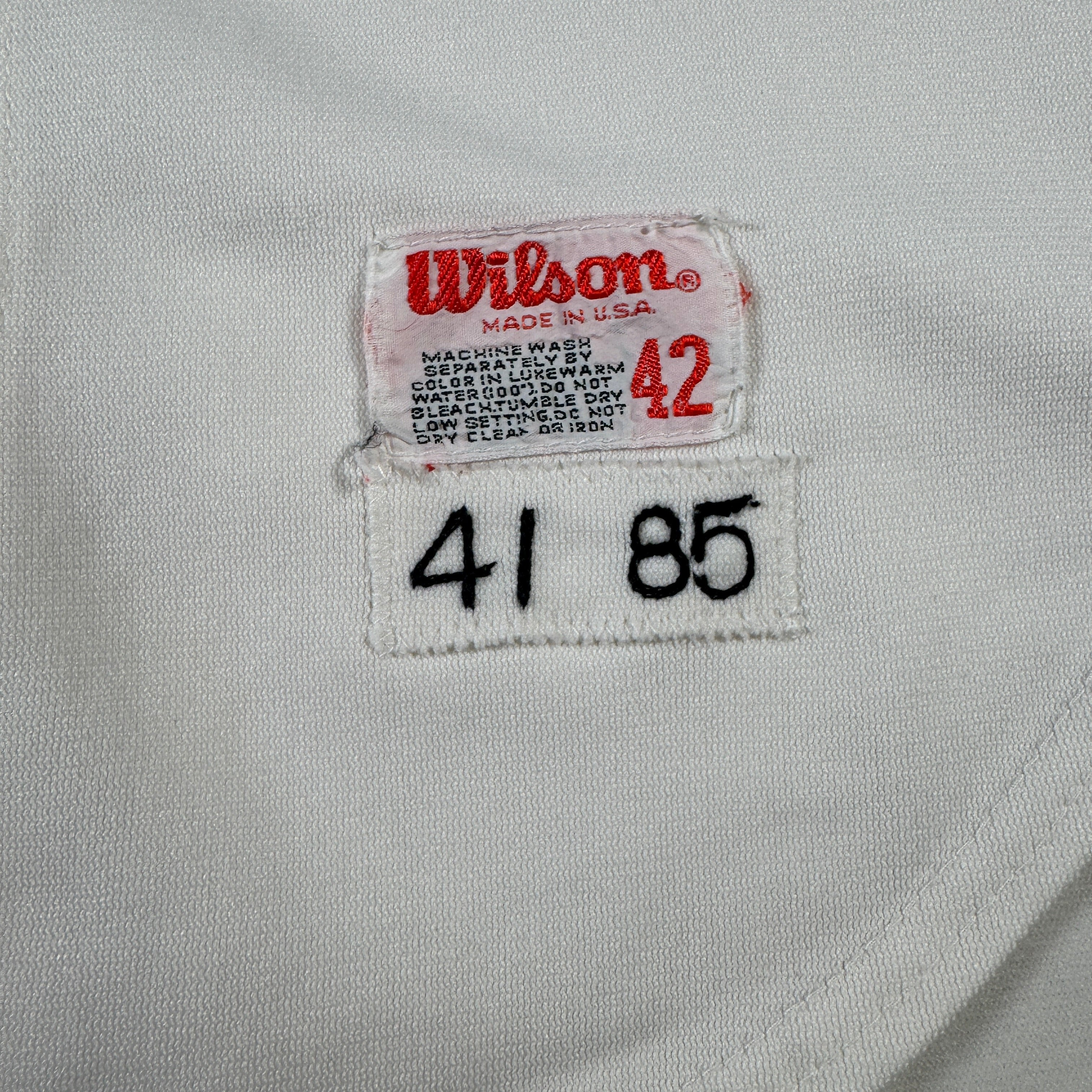 Keith Comstock Game Worn Used 1987 San Francisco Giants Jersey GA 