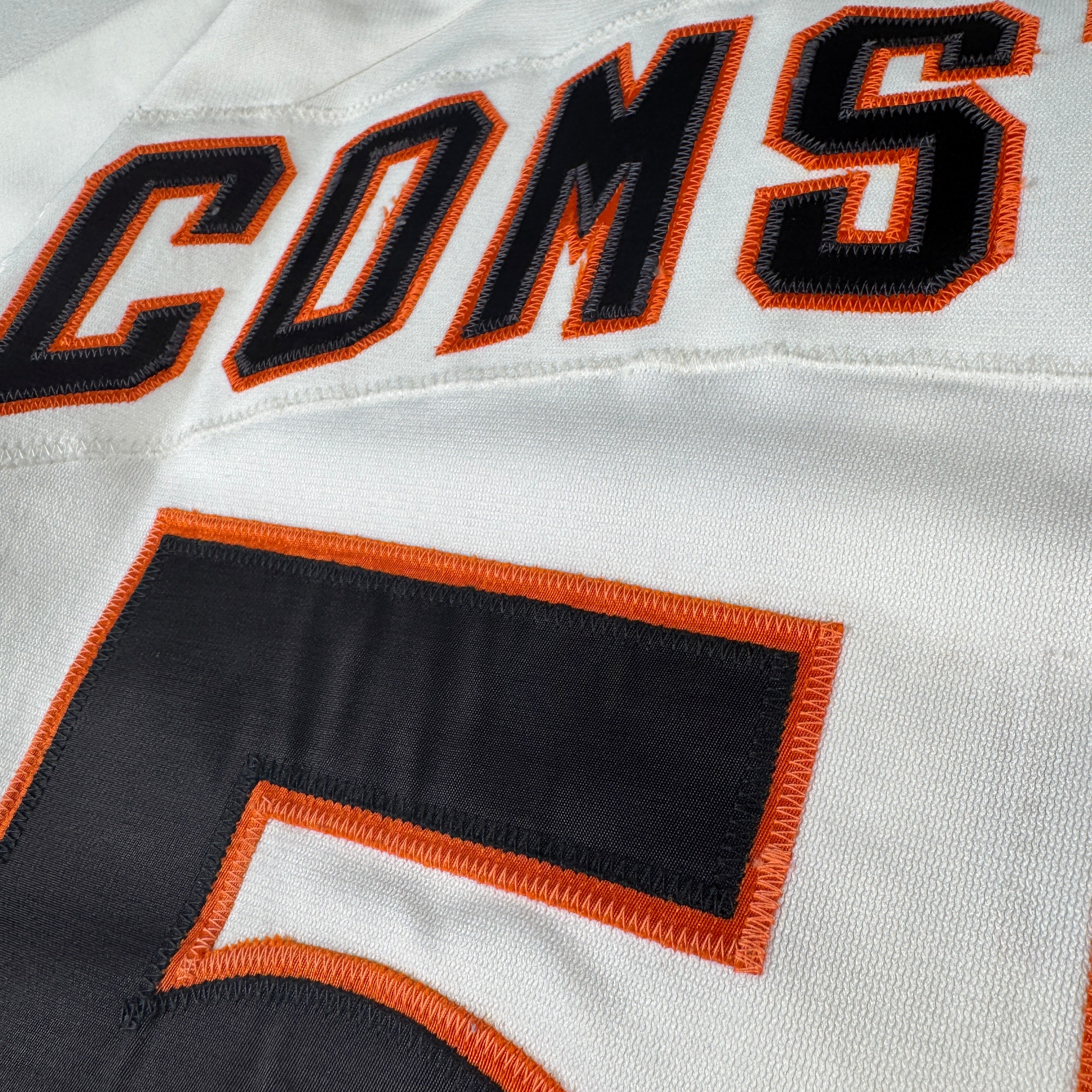 Keith Comstock Game Worn Used 1987 San Francisco Giants Jersey GA 