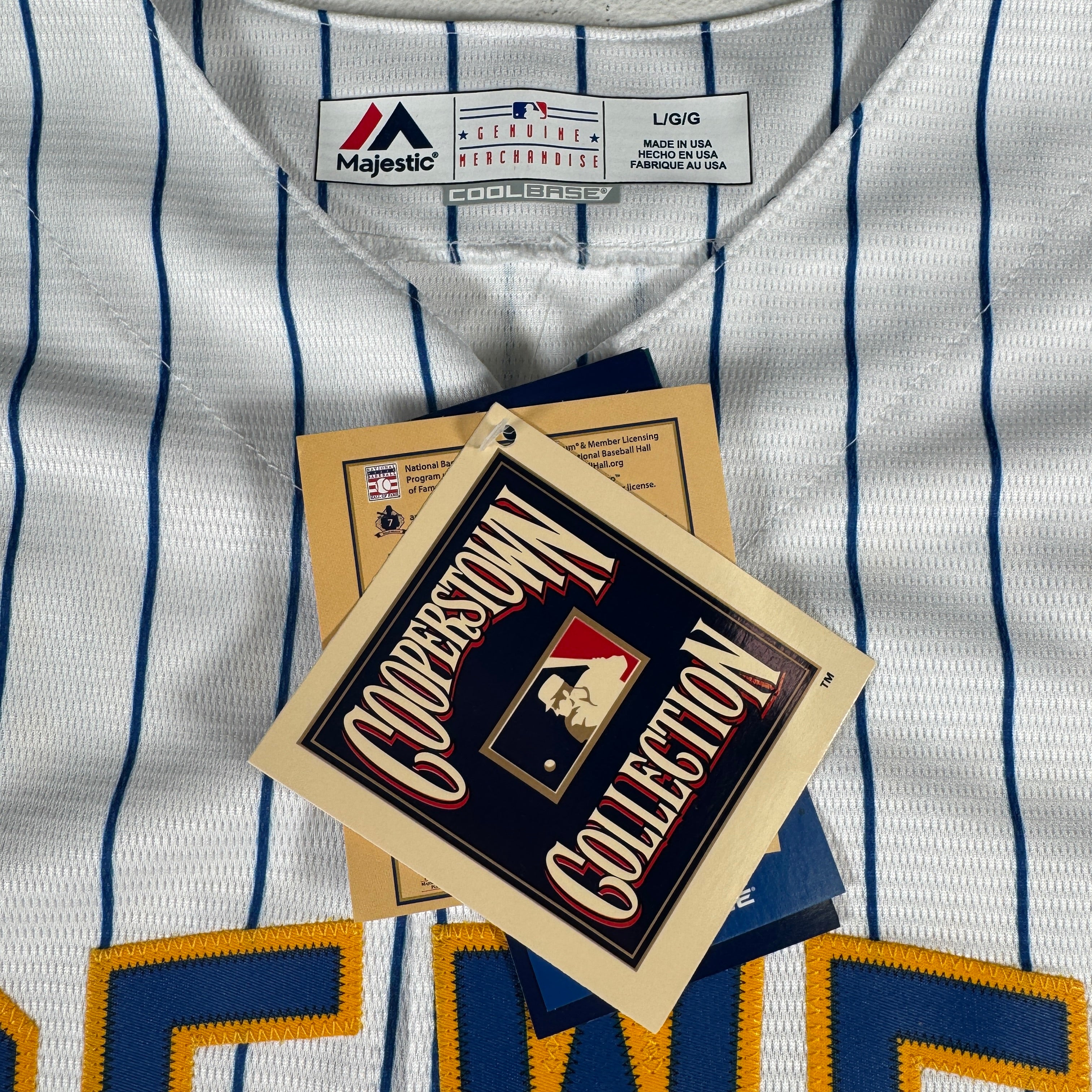 Rollie Fingers Milwaukee Brewers Autographed Signed Majestic Jersey AMCo COA