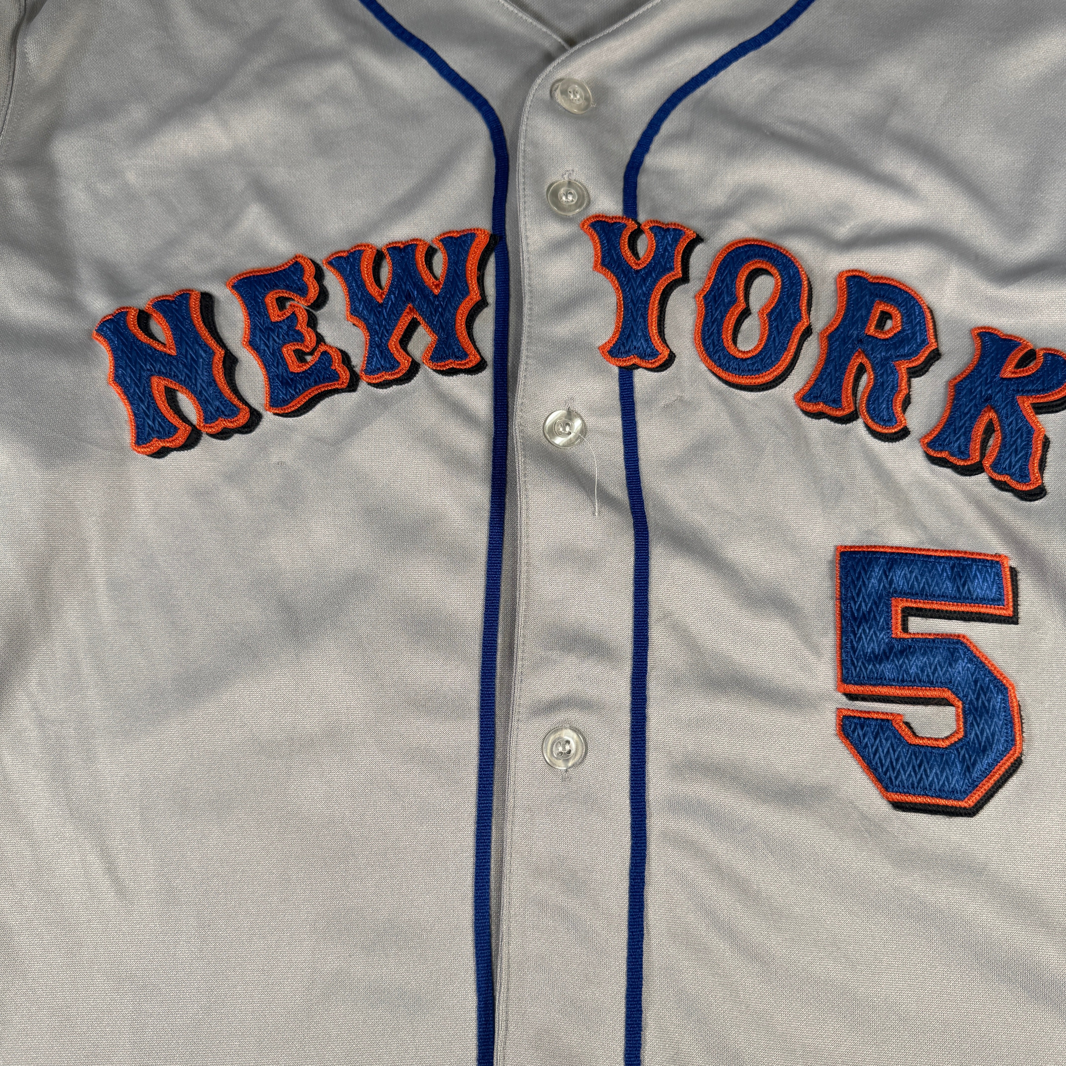 David Wright 2009 New York Mets Citi Field Inaugural Season Majestic Authentic Jersey GA 