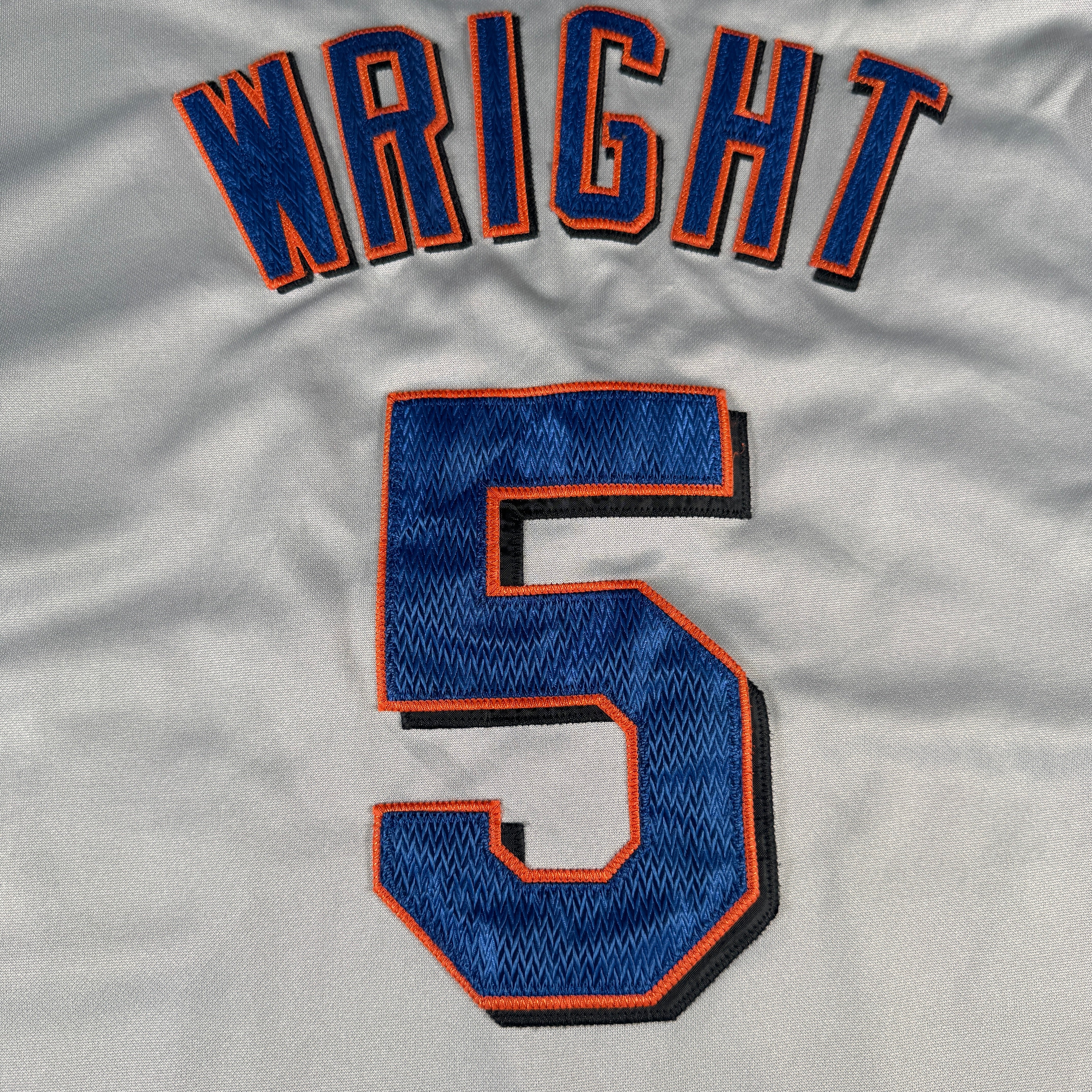 David Wright 2009 New York Mets Citi Field Inaugural Season Majestic Authentic Jersey GA 