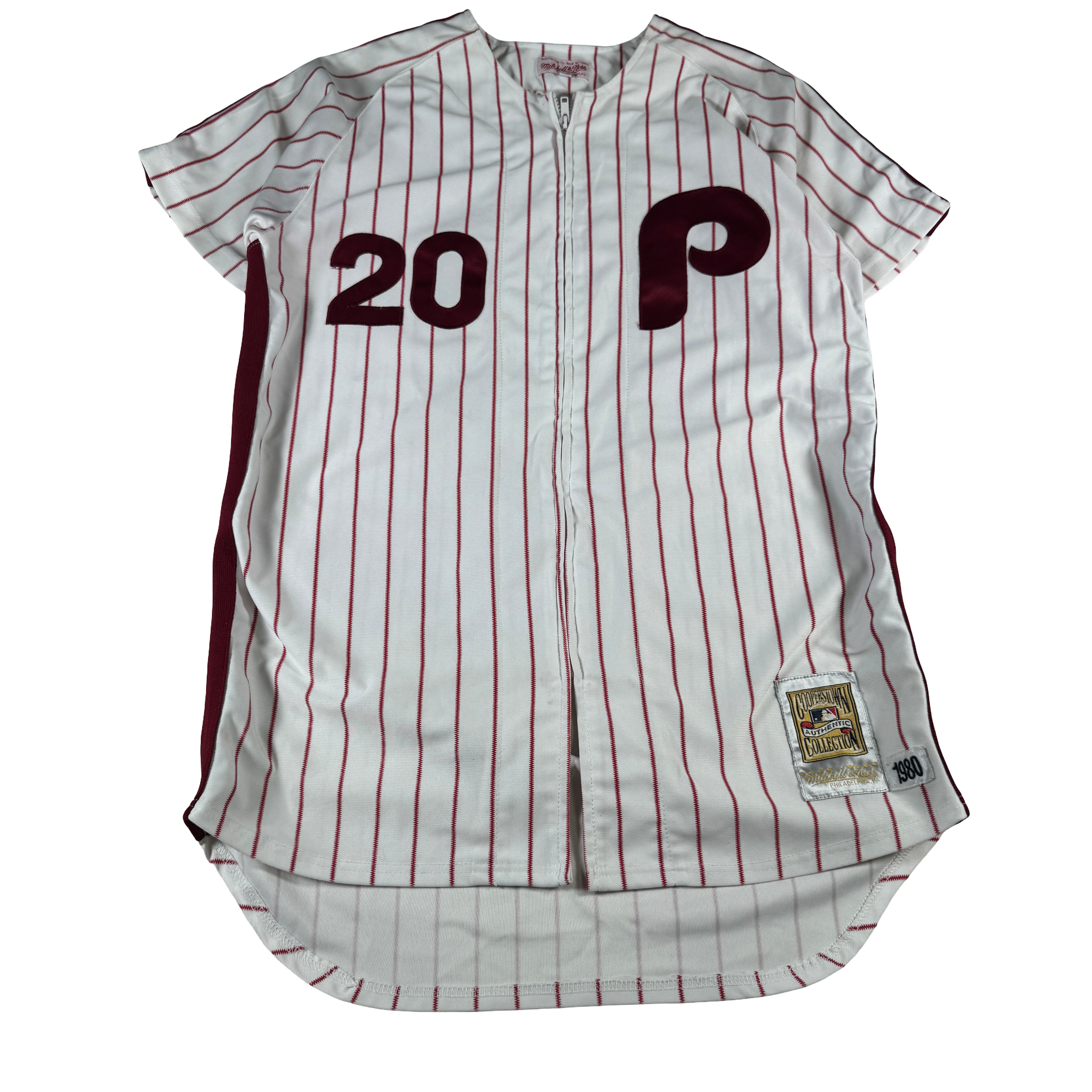 Mike Schmidt Philadelphia Phillies Mitchell & Ness Vintage Original Size 48 Jersey GA 