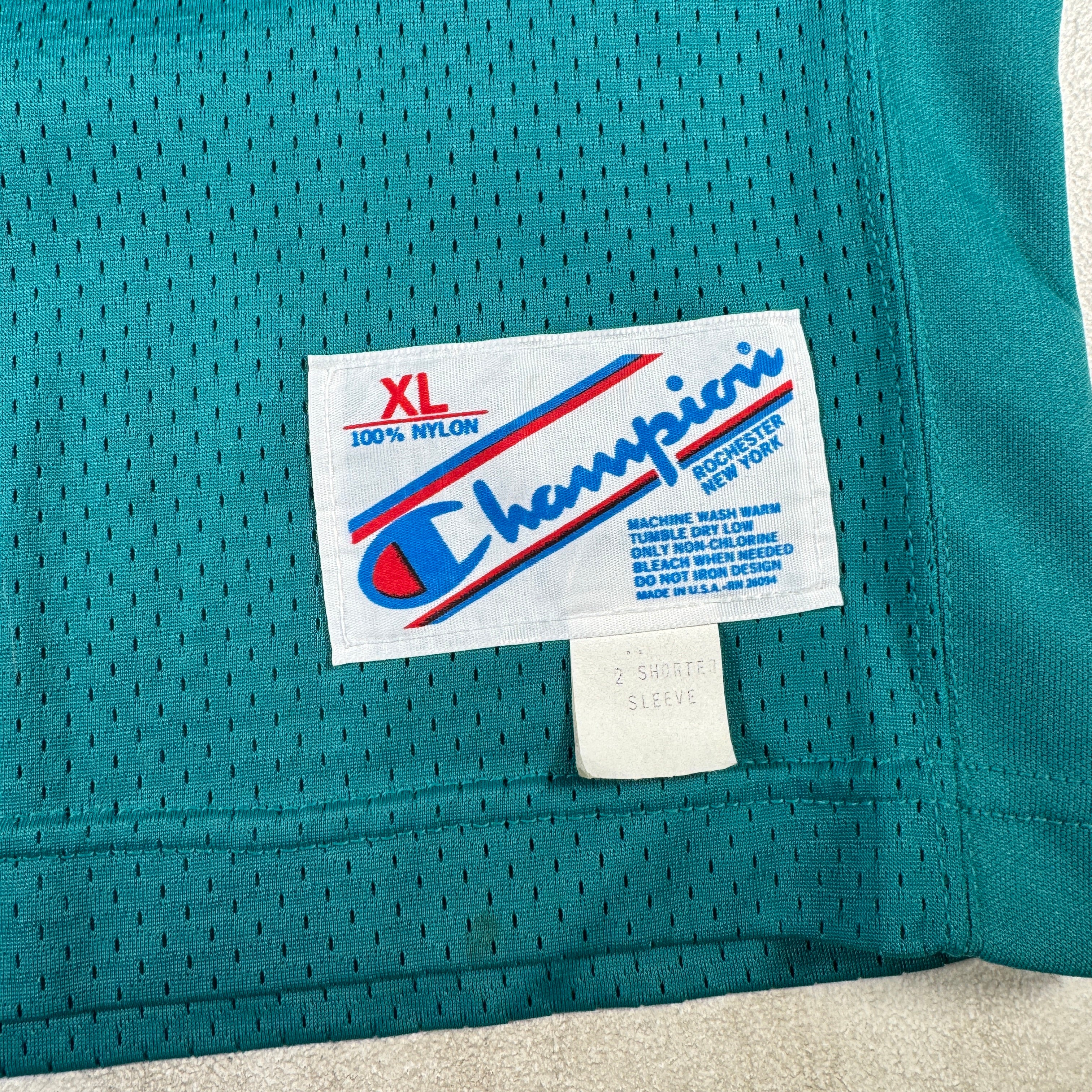 Scott Nicolas 1987 Miami Dolphins Pro Model Champion Jersey GA 