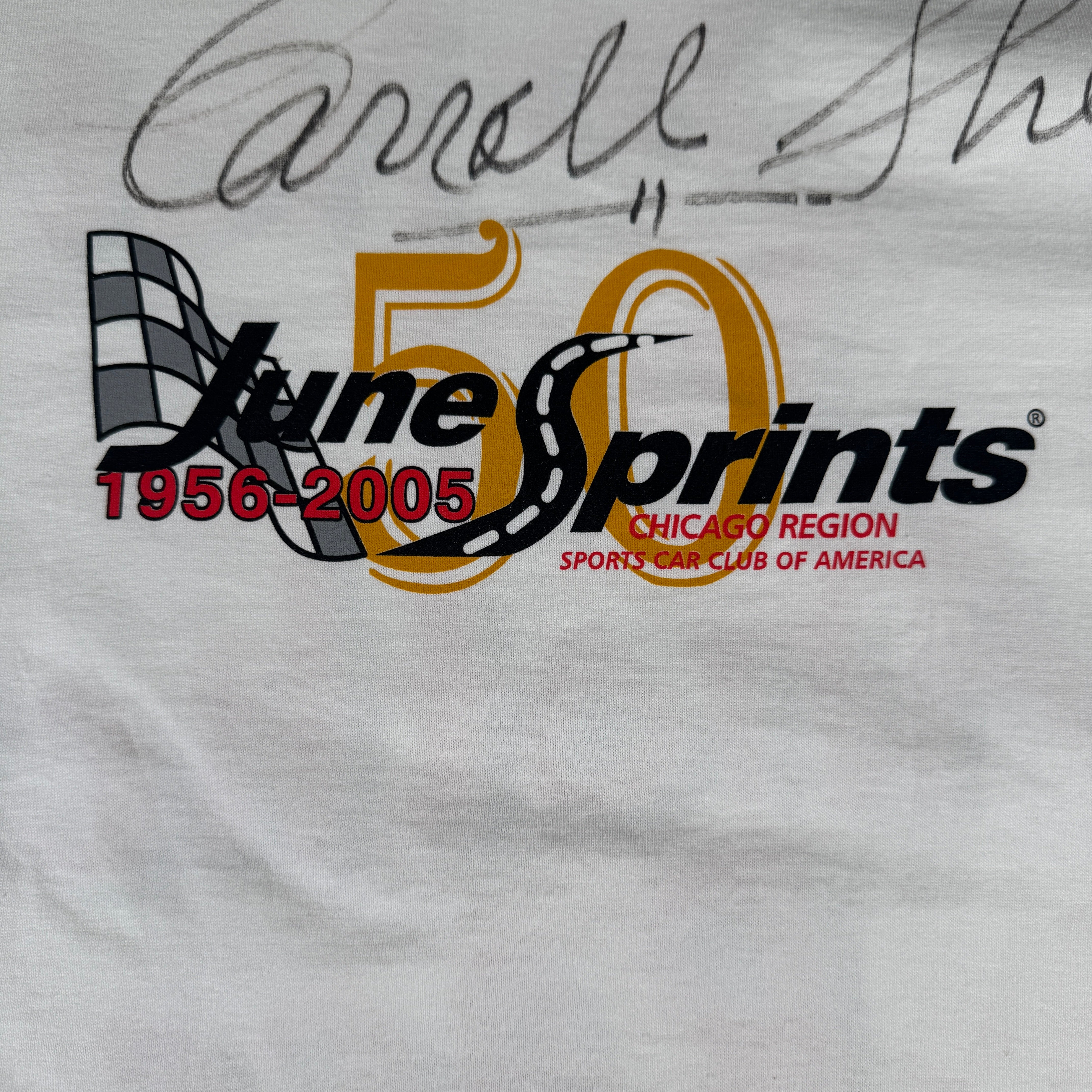 Carroll Shelby Ford GT Designer Autographed Signed Shirt AMCo COA