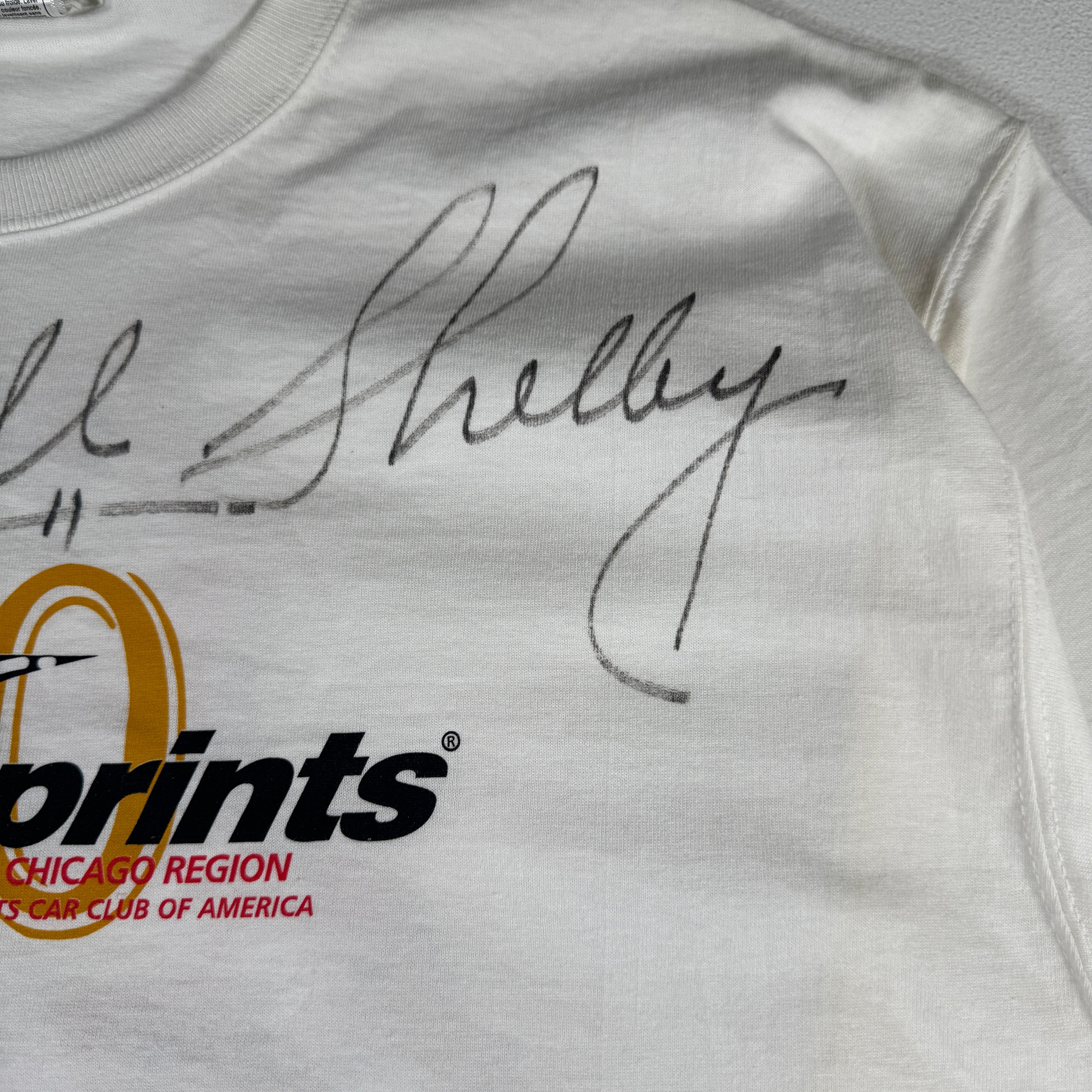 Carroll Shelby Ford GT Designer Autographed Signed Shirt AMCo COA