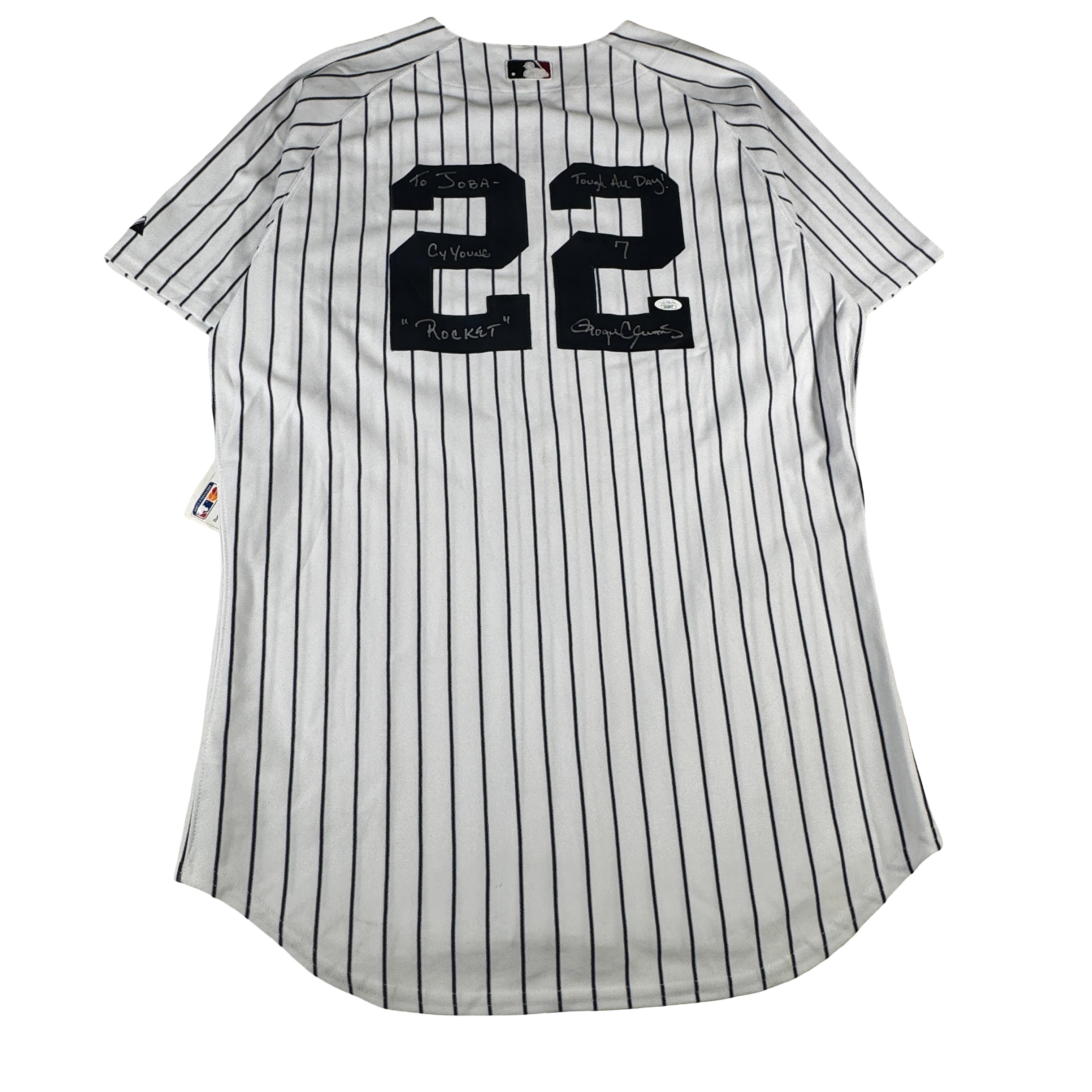 Roger Clemens 2007 New York Yankees Autographed Signed Jersey JSA COA