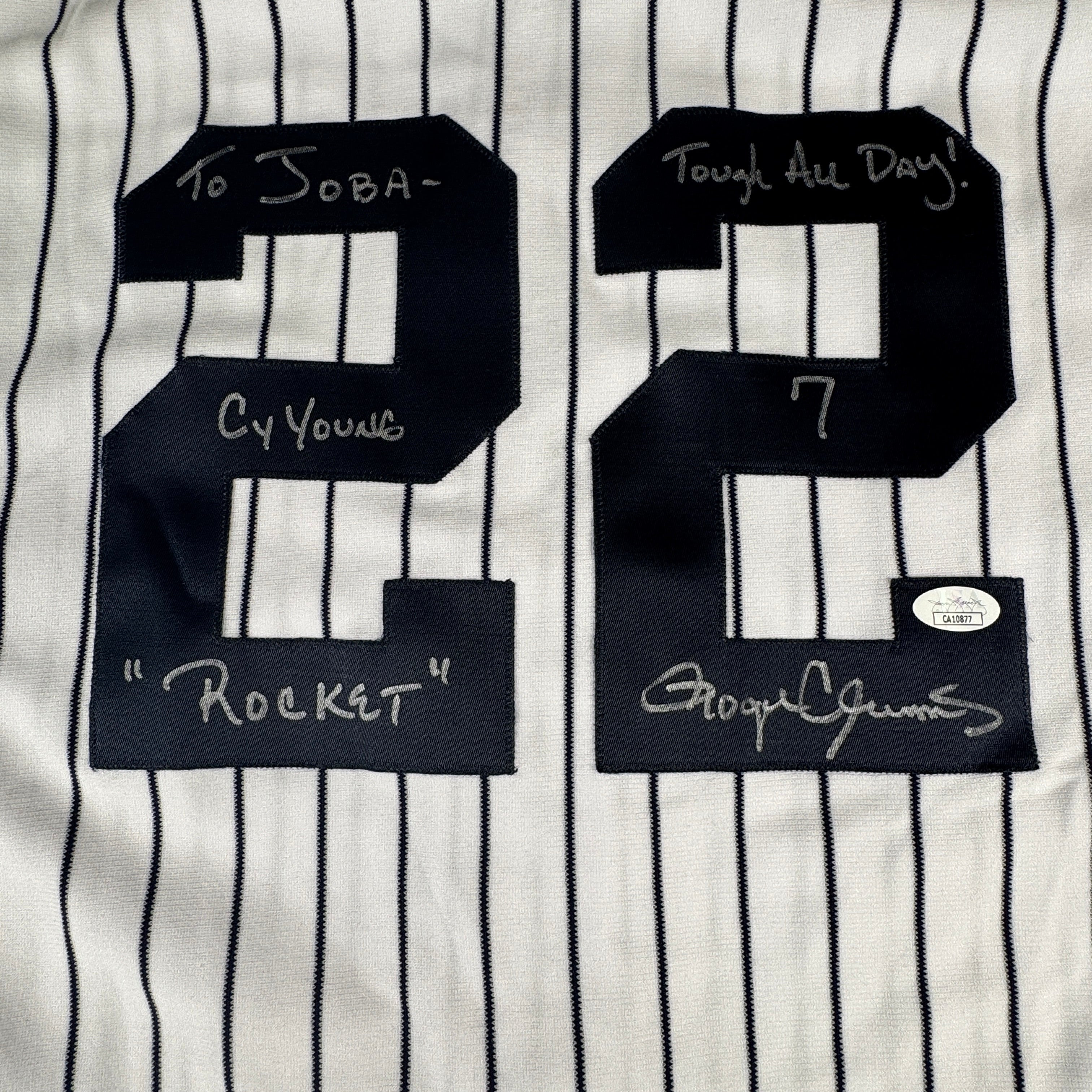 Roger Clemens 2007 New York Yankees Autographed Signed Jersey JSA COA