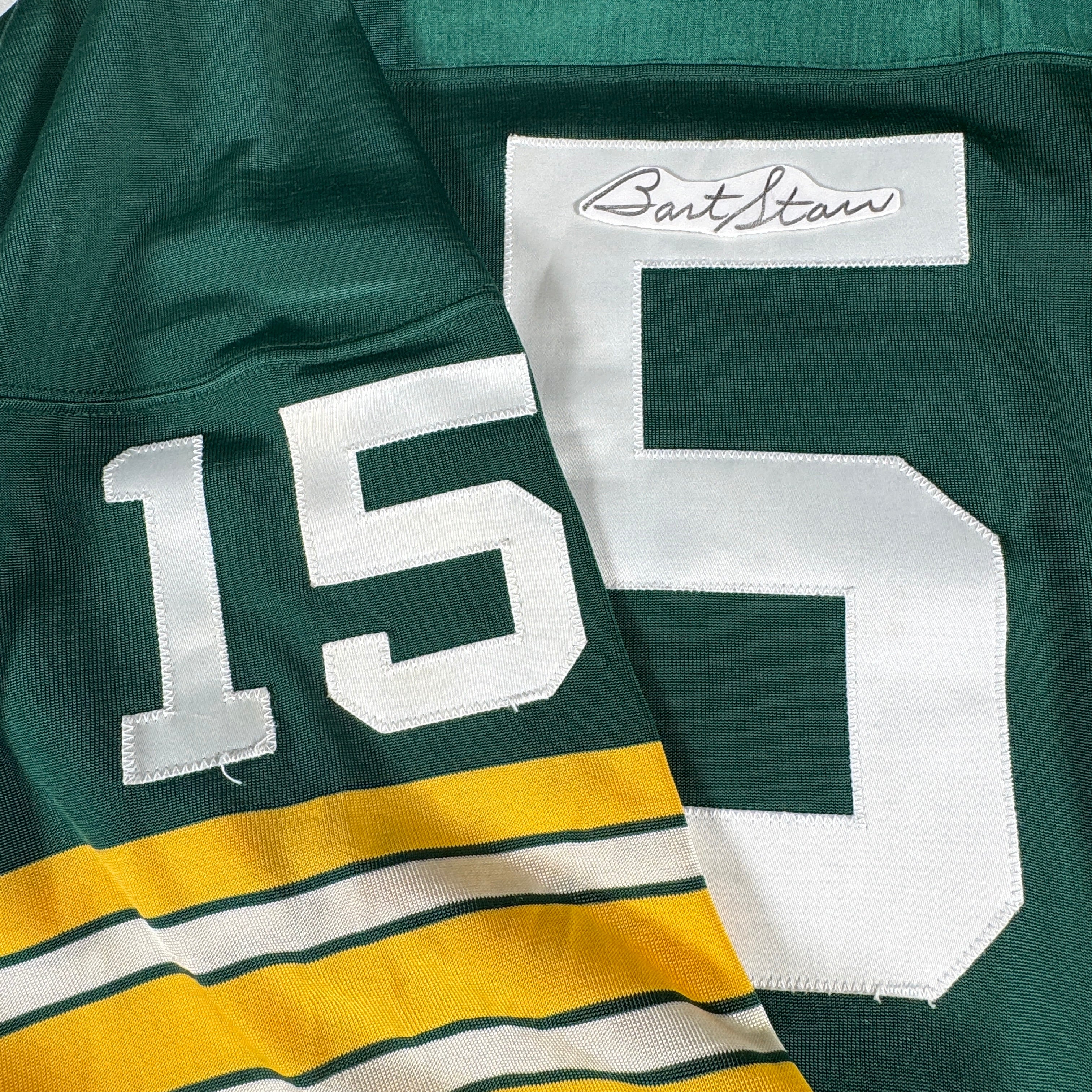 Bart Starr Packers Autographed Signed Medalist Sand-Knit Pro Model Jersey JSA LOA