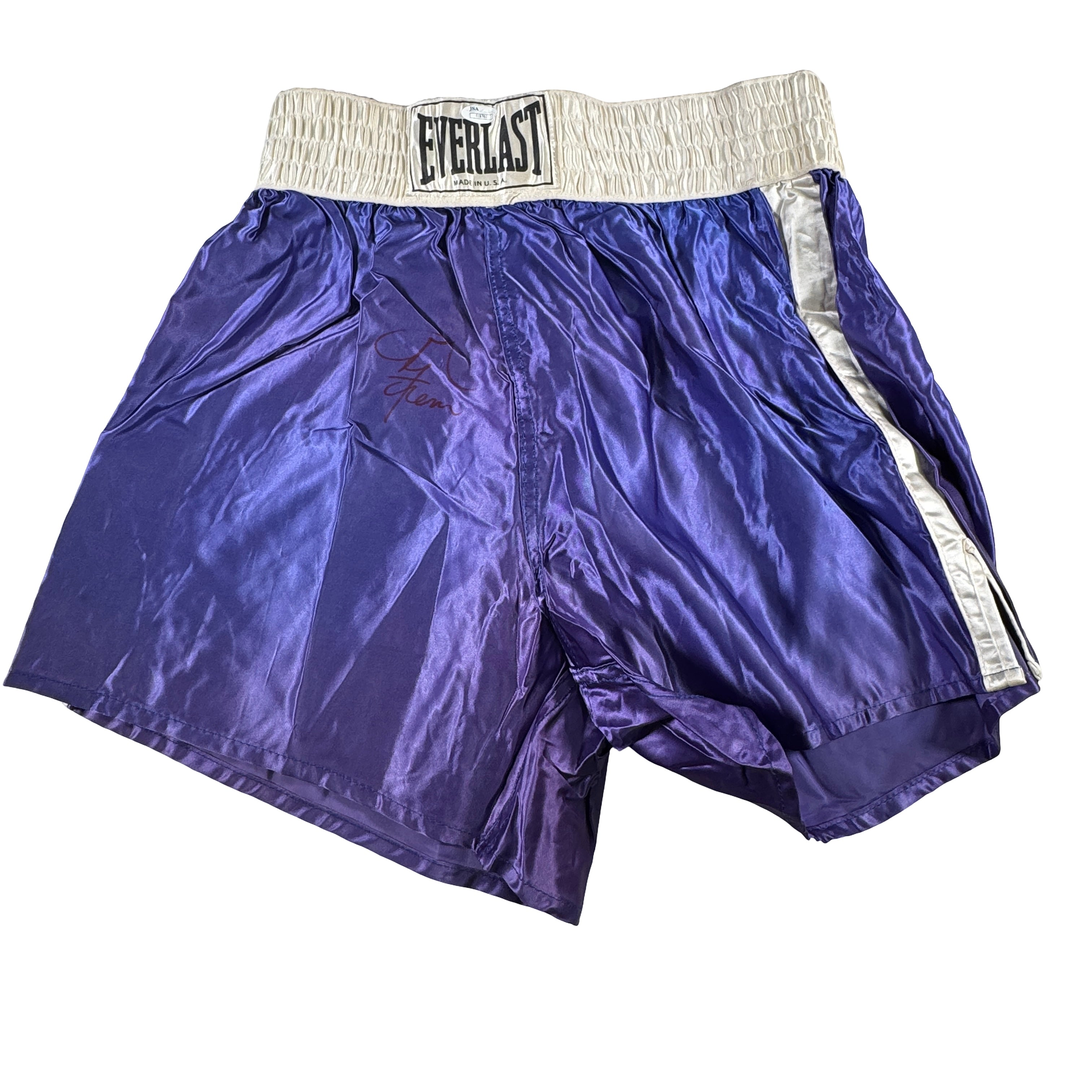 George Foreman Autographed Signed Everlast Boxing Trunks Shorts JSA Holo
