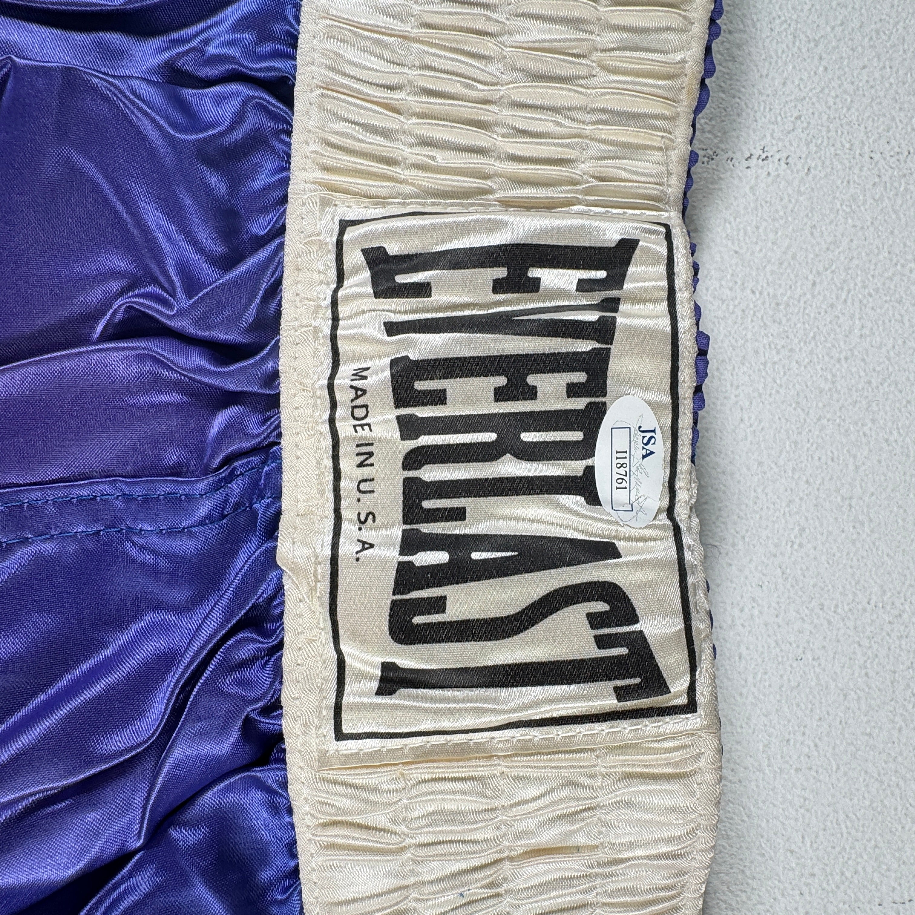 George Foreman Autographed Signed Everlast Boxing Trunks Shorts JSA Holo