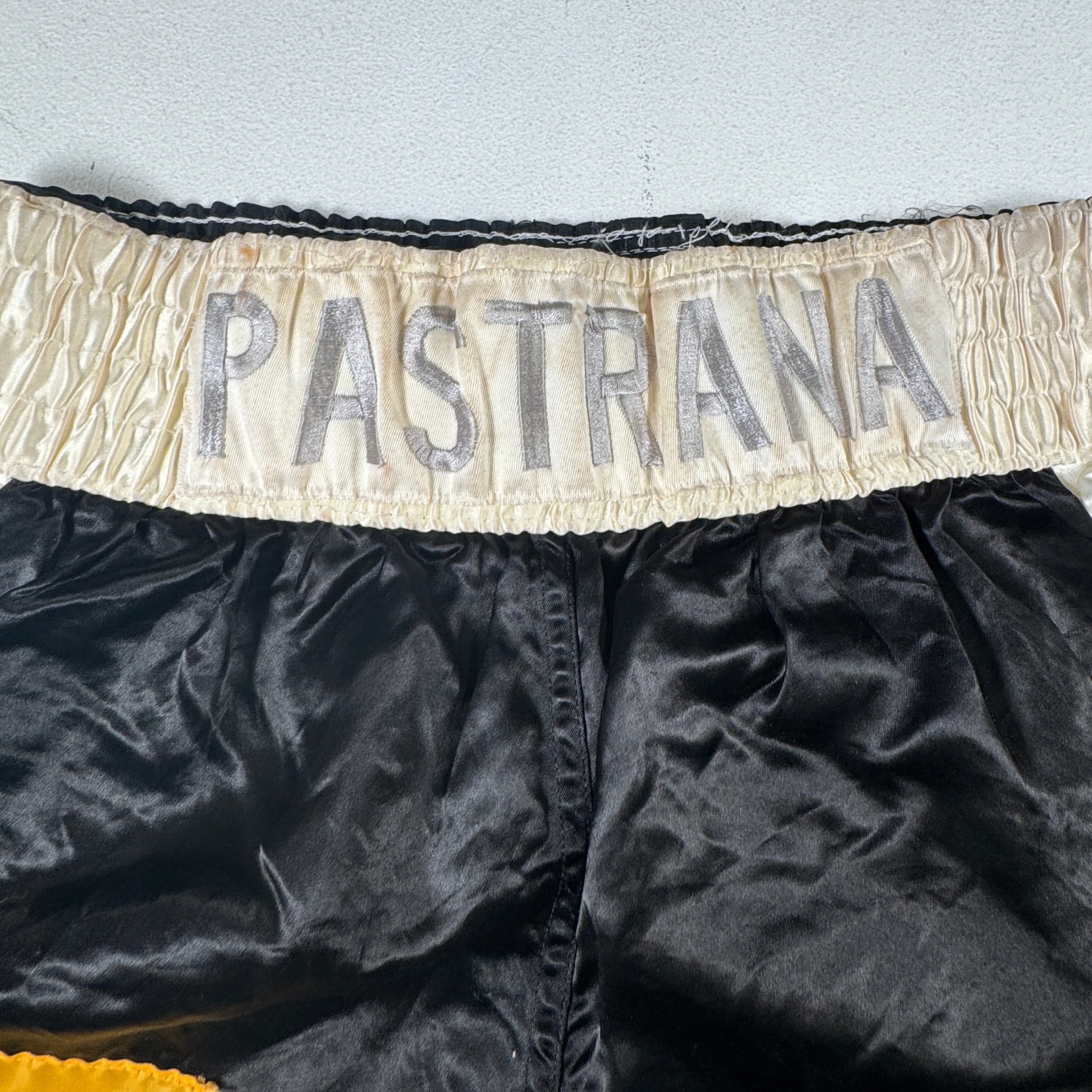Mauricio Pastrana Ring Fight Worn Signed Everlast Boxing Trunks Shorts AMCo LOA