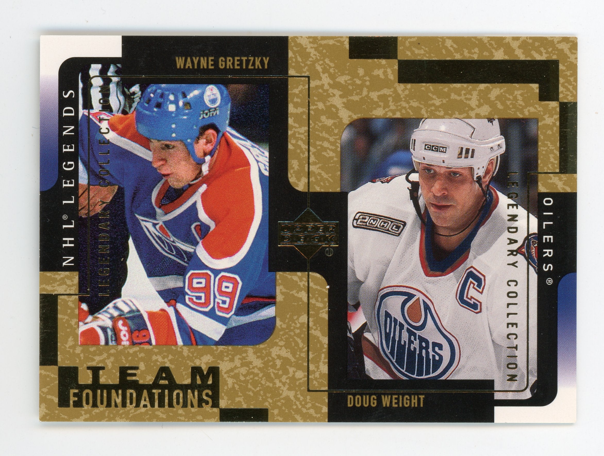 Wayne Gretzky & Doug Weight 2000 UD Team Foundations NHL Legends #54 /375   
