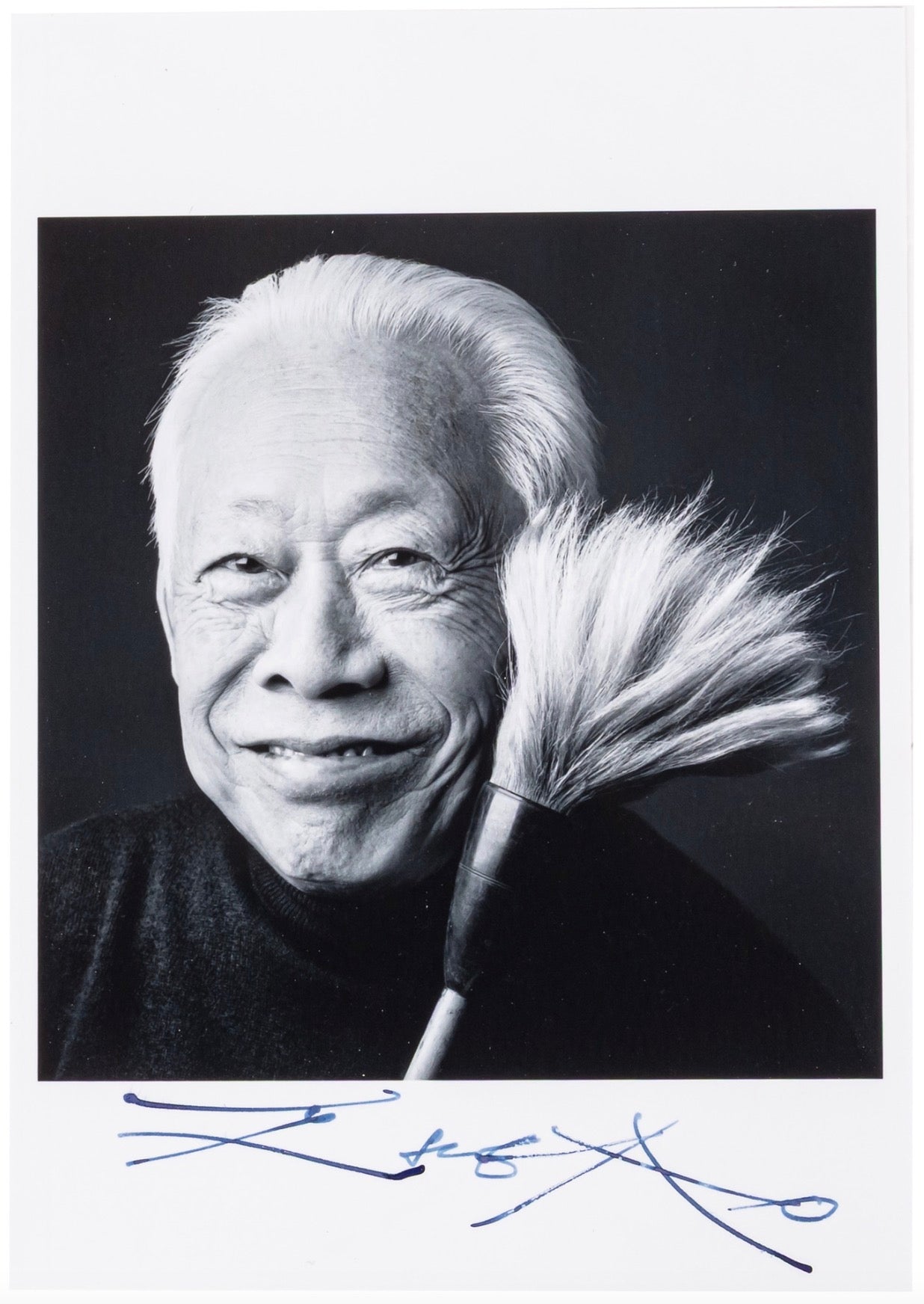 Zao Wou-Ki Chinese French Painter Artist Autographed Signed Photo AMCo COA