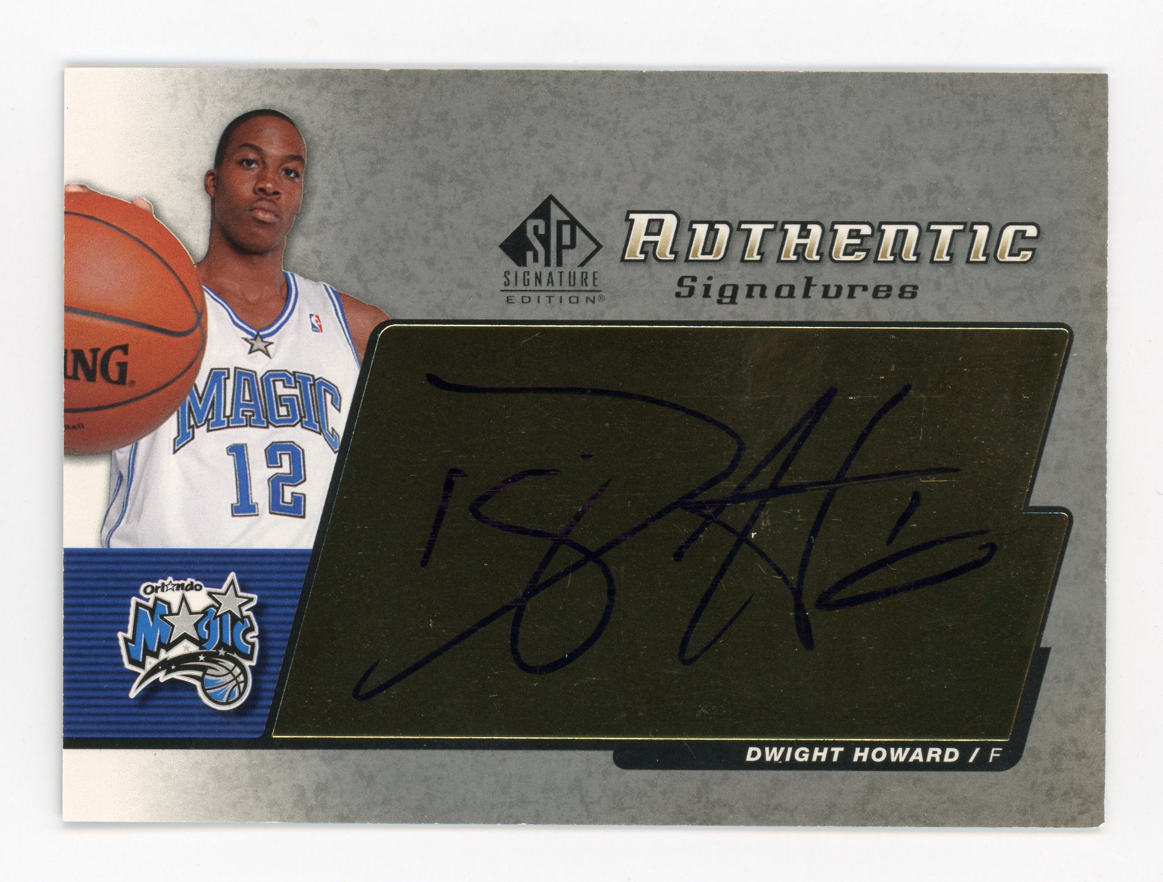 Dwight Howard 2005-06 UD SP Signature Edition Auto #AS-DH Orlando Magic   