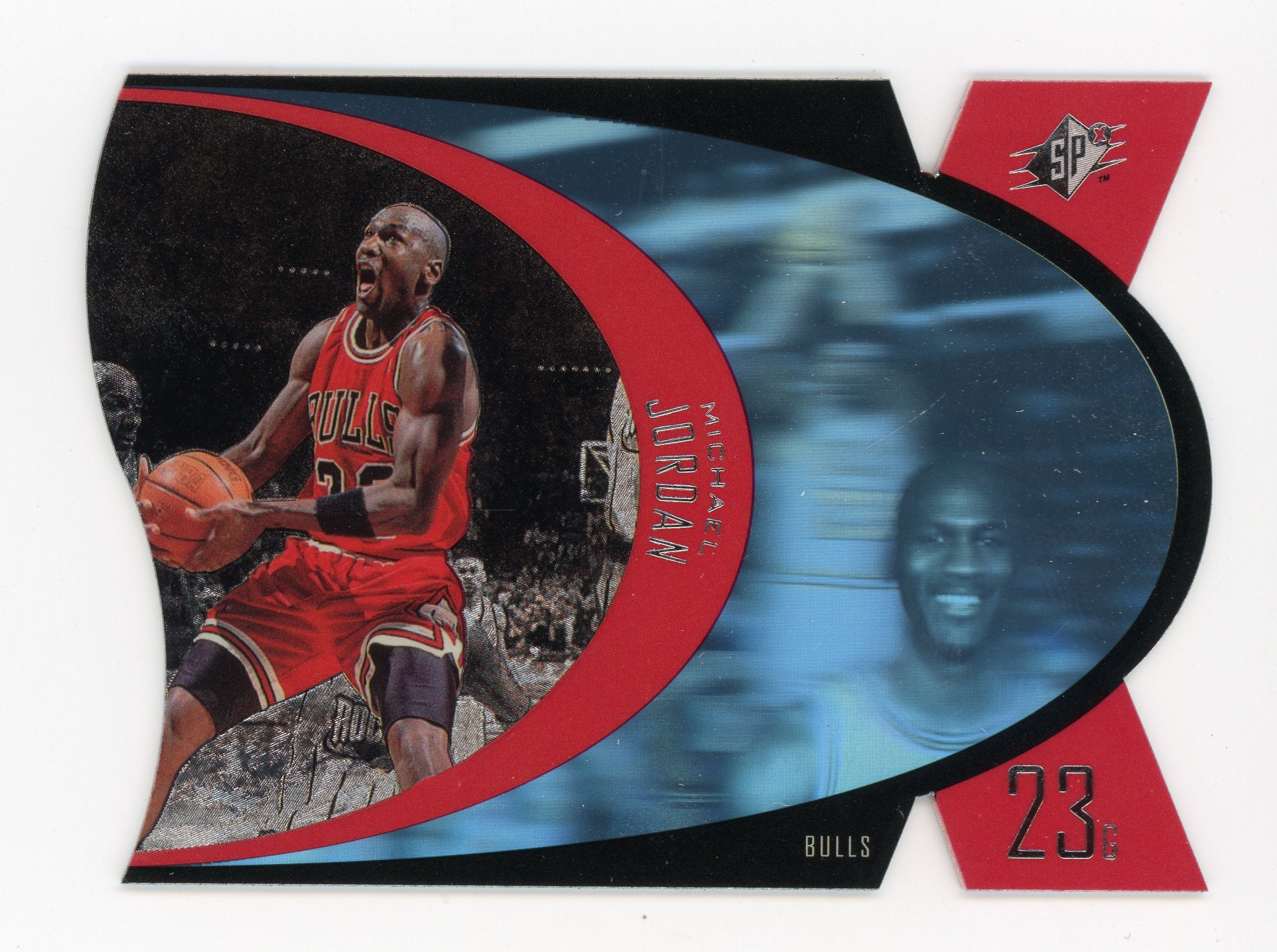 Michael Jordan 1997 UD SPx Die-Cut Chicago Bulls #SPX5   