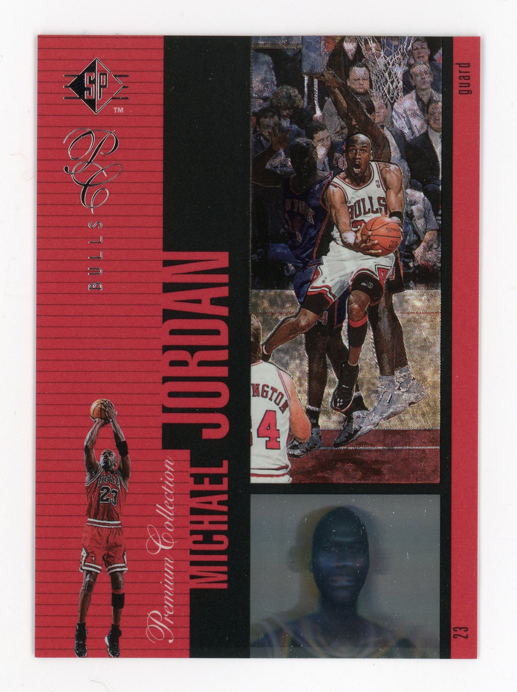 Michael Jordan 1997 UD SP Premium Collection Holoview #PC5 Chicago Bulls   