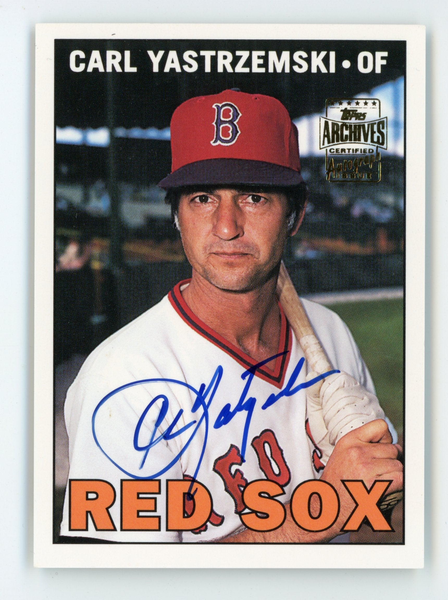 Carl Yastrzemski 2003 Topps Archives Fan Favorites Auto FFA-CY Boston Red Sox   
