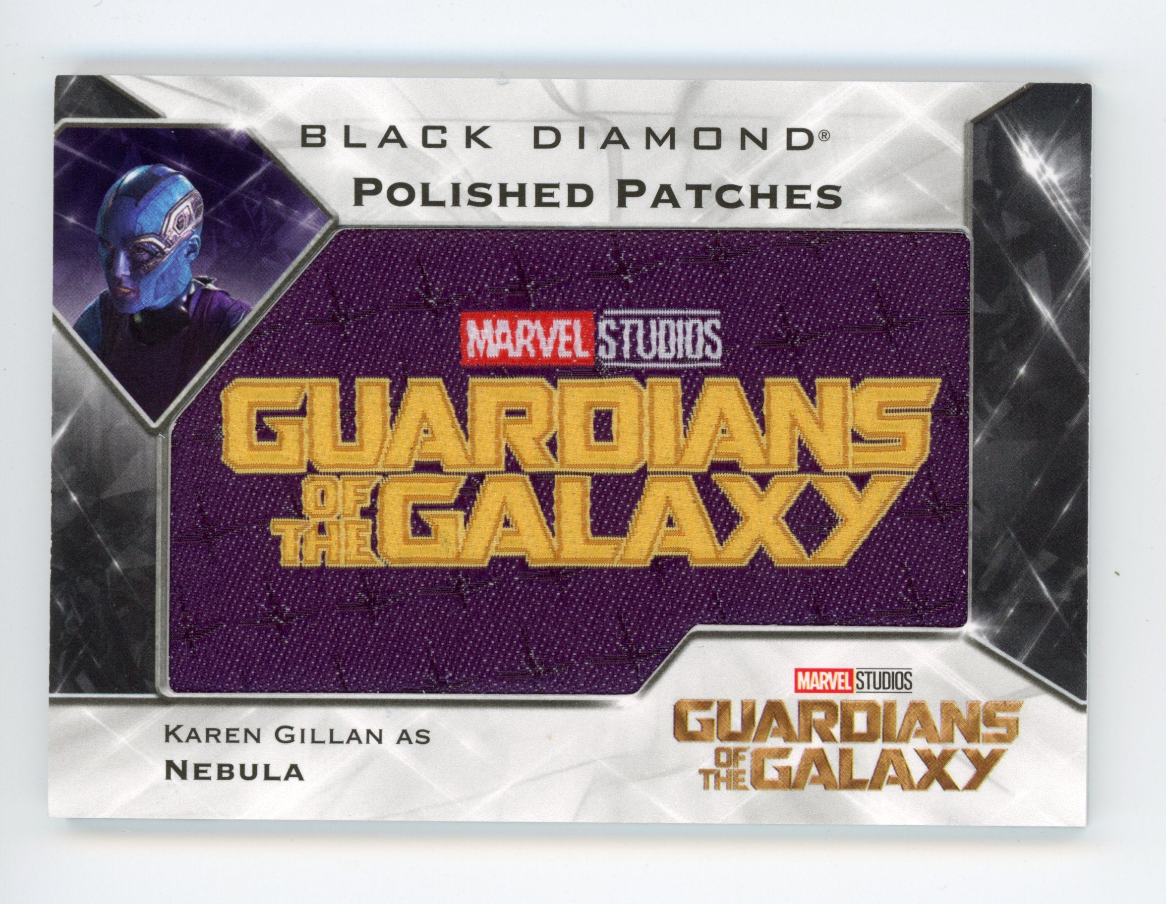 Karen Gillan 2021 UD Black Diamond Polished Patches Nebula Guardians /49   