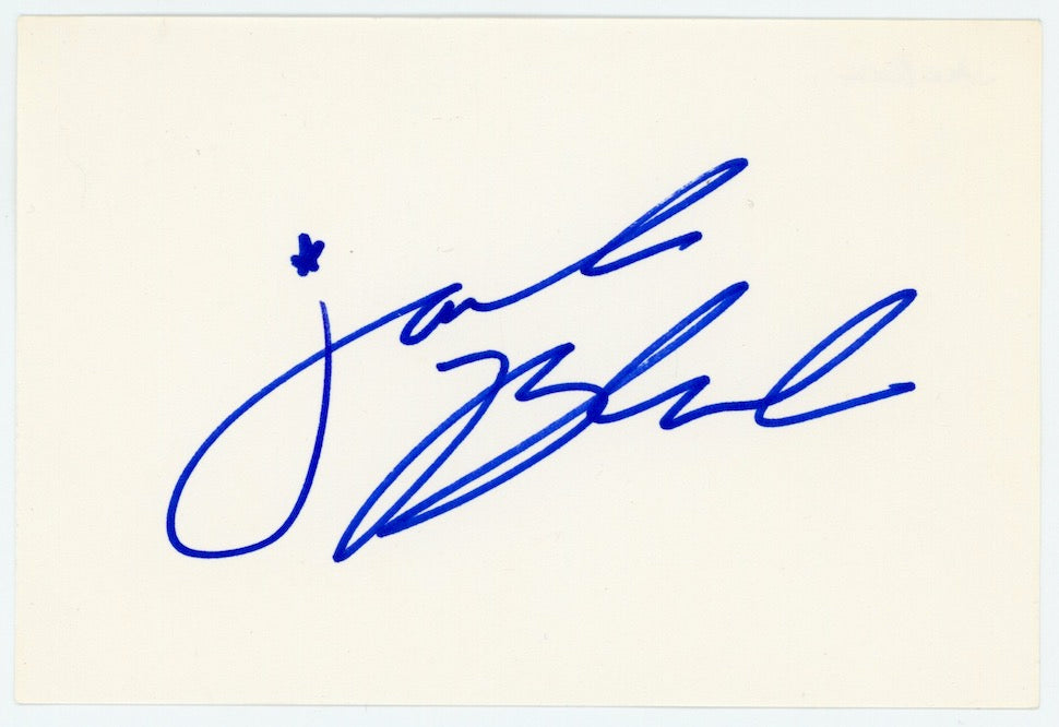 Jack Black Minecraft Kung Fu Panda Autographed Signed Index Card AMCo COA