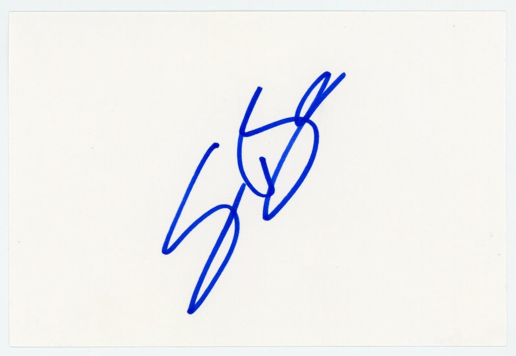 Sean Bean Lord Of The Rings Autographed Signed Index Card AMCo COA