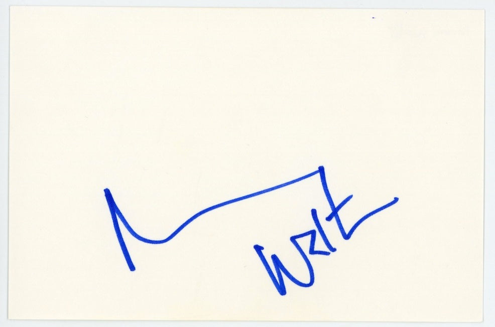 Naomi Watts Mulholland Drive Autographed Signed Index Card AMCo COA
