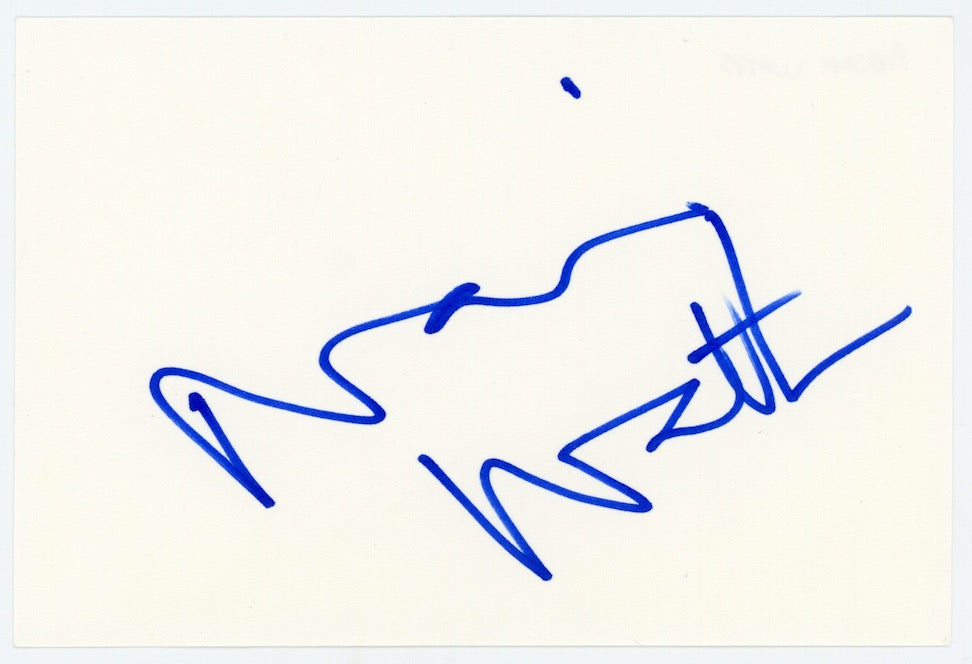 Naomi Watts Mulholland Drive Autographed Signed Index Card AMCo COA