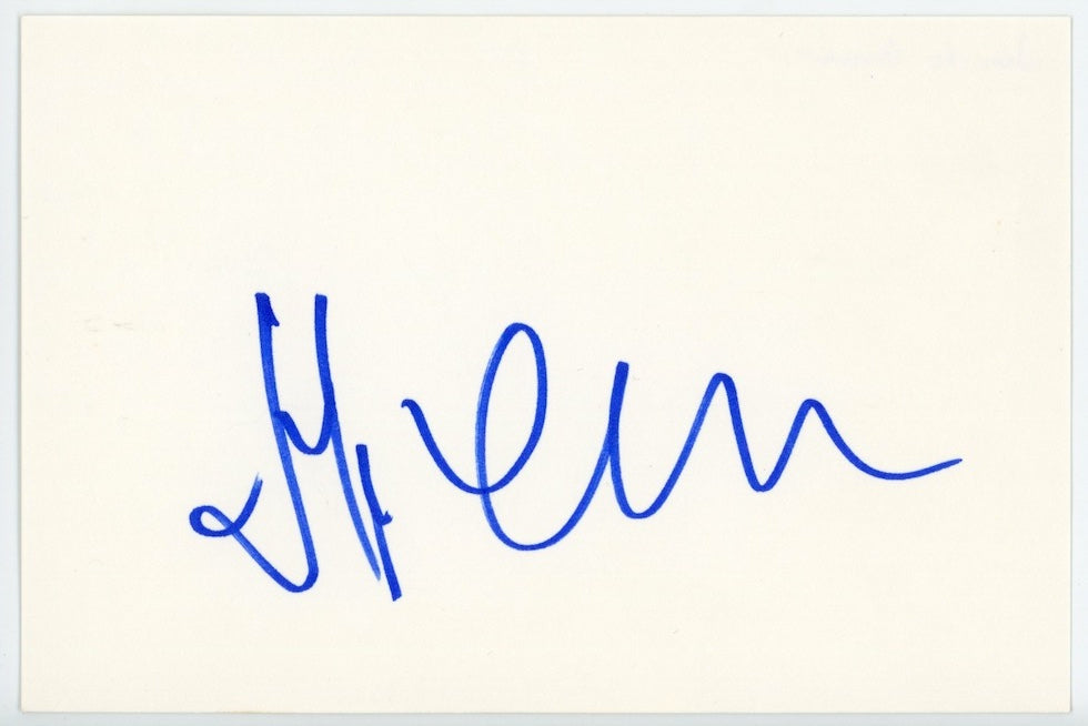 Jennifer Garner Elektra Autographed Signed Index Card AMCo COA