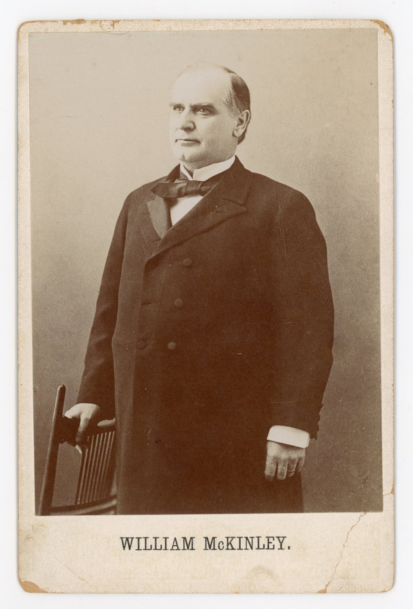 William McKinley US President Original Cabinet Card Photo Cabinet Card Photo AMCo 
