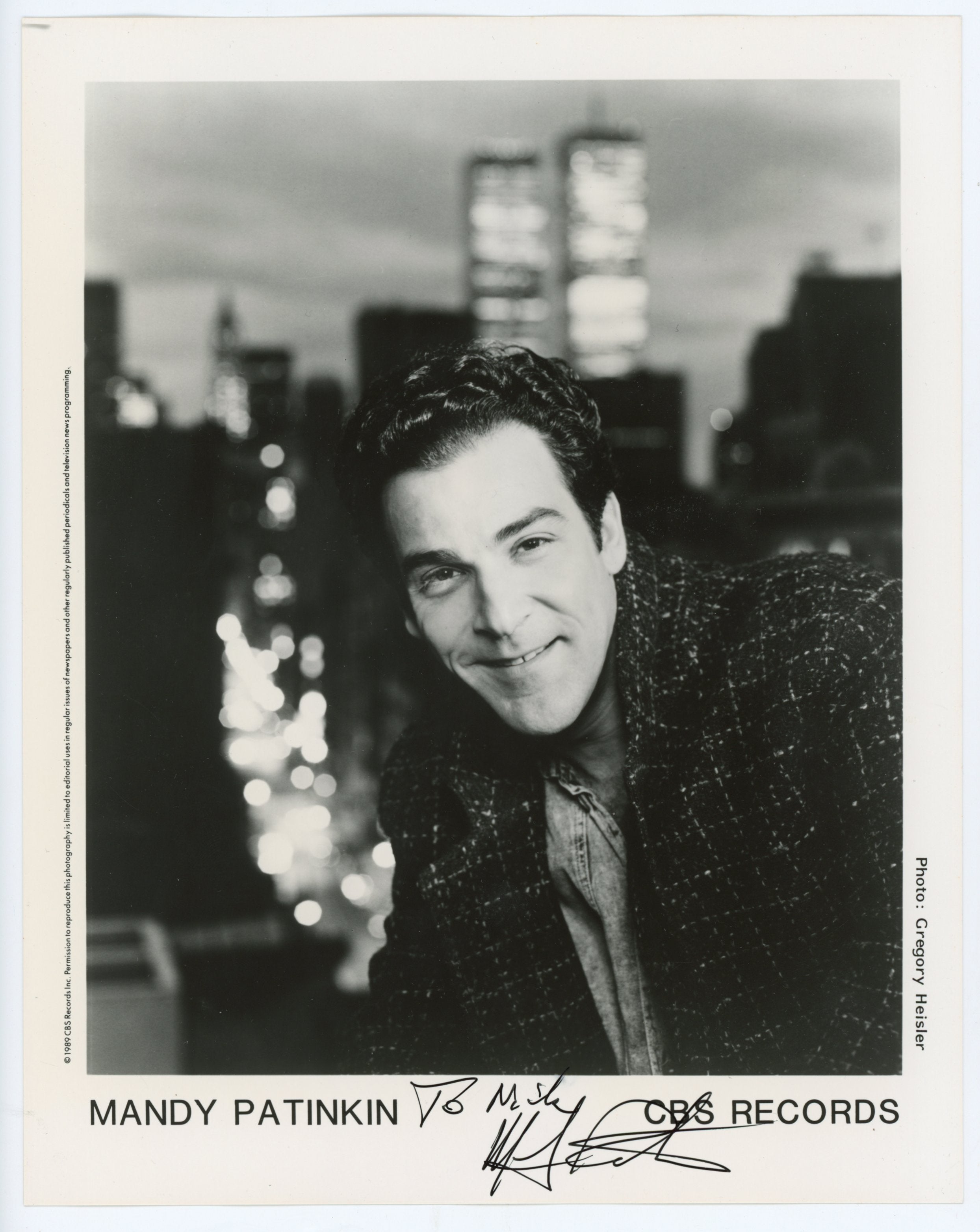 Mandy Patinkin Princess Bride Autographed Signed 8x10 Photo AMCo COA