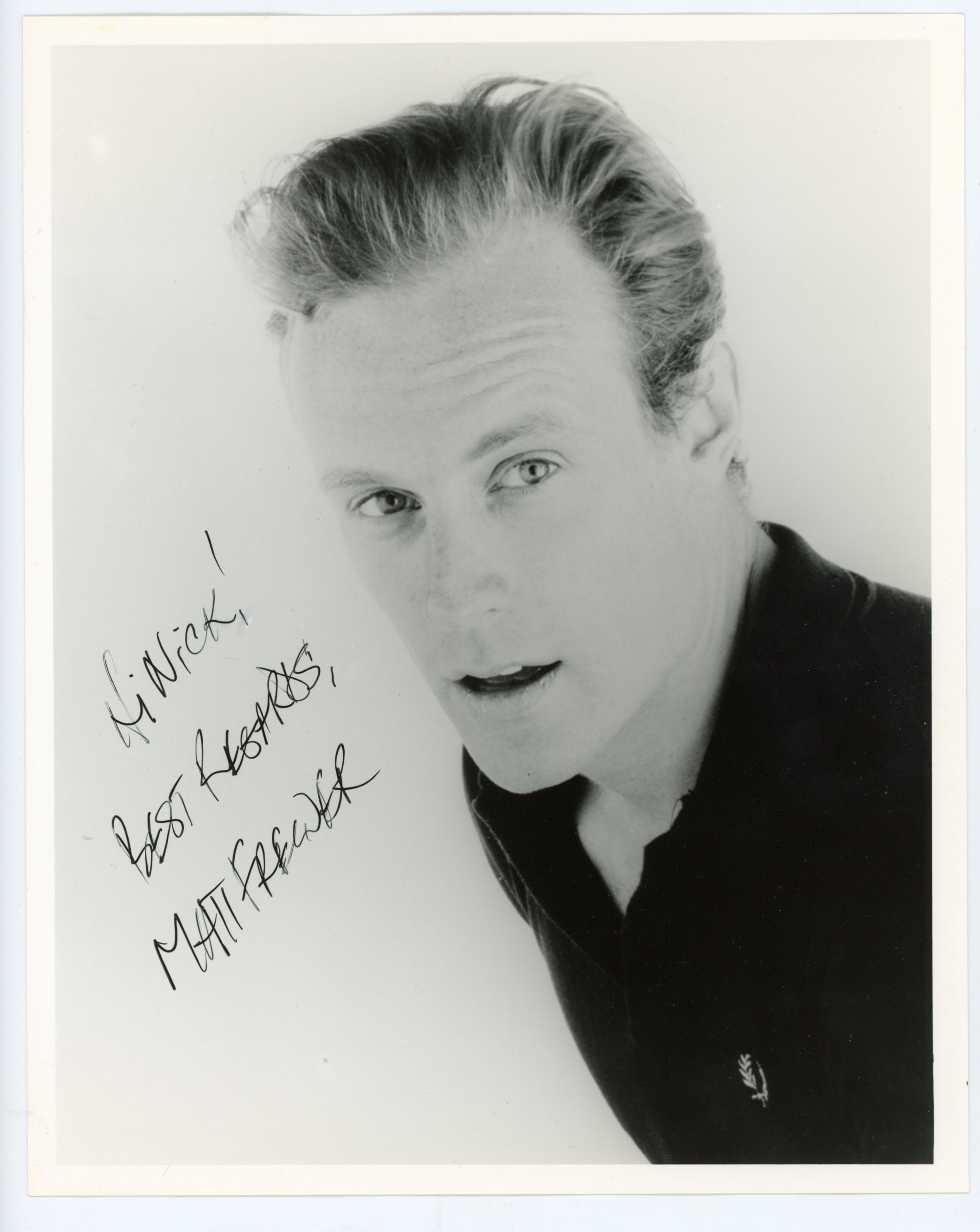 Matt Frewer Max Headroom Autographed Signed 8x10 Photo AMCo COA